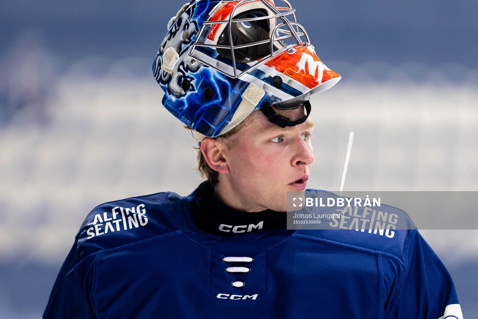 Växjös målvakt Ludvig Persson