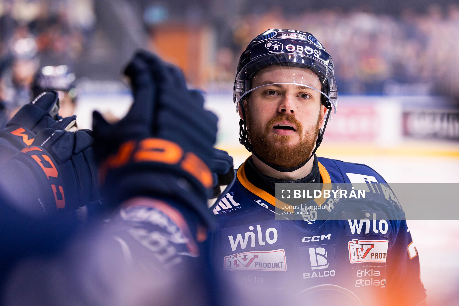 Växjös Lucas Elvenes jublar