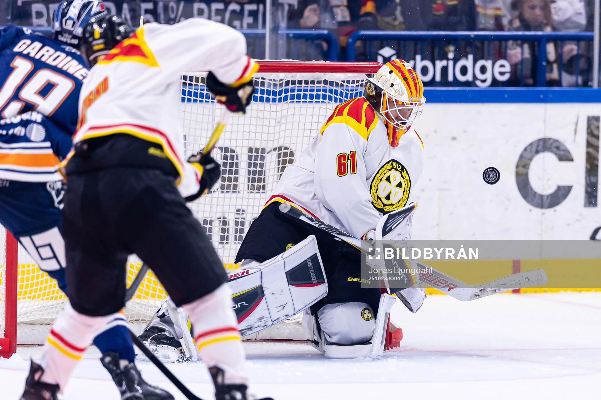 Brynäs målvakt Collin Delia