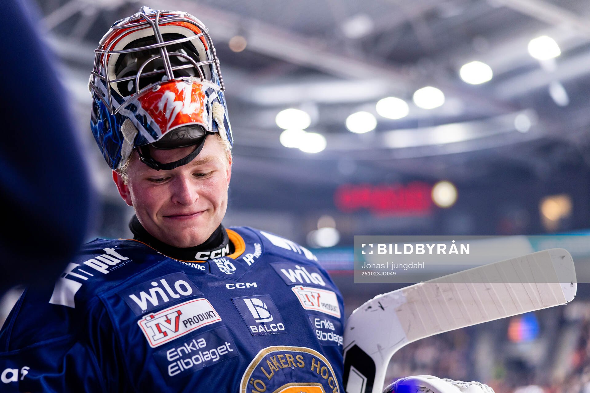 Växjös målvakt Ludvig Persson