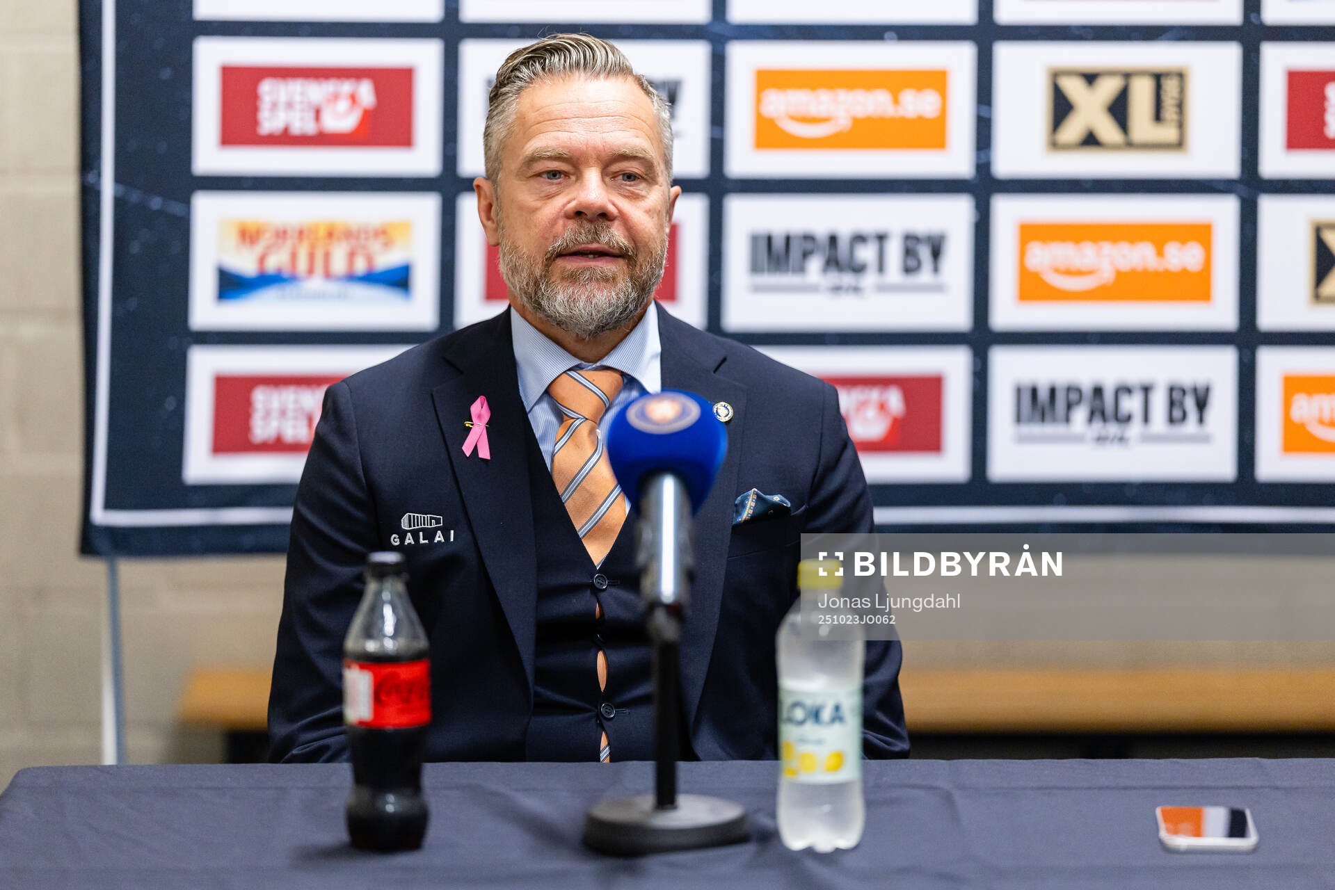 Växjös assisterande tränare Fredrik Hellgren på