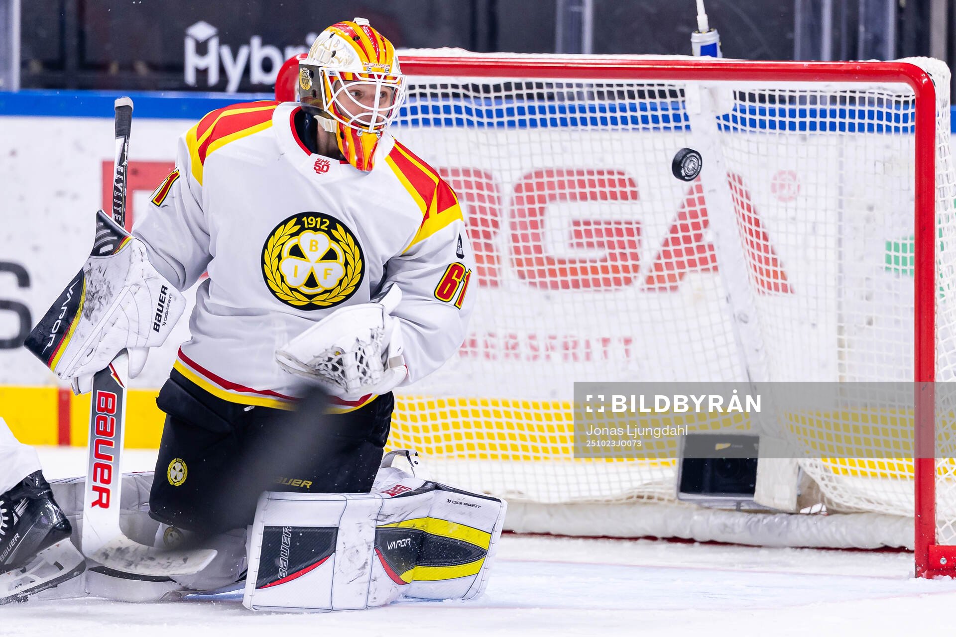 Brynäs målvakt Collin Delia