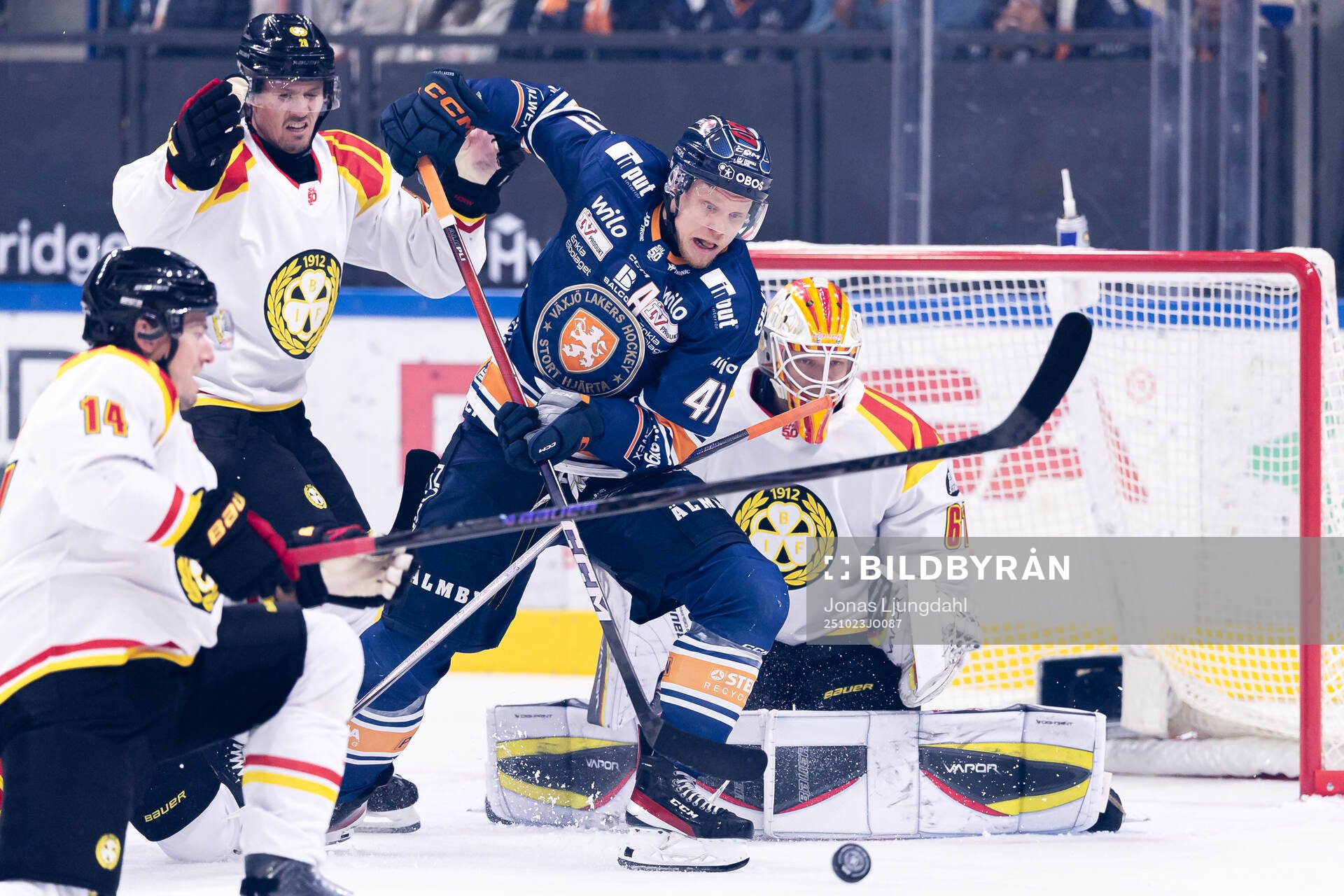 Brynäs Johannes Kinnvall och Växjös Ludvig Nilsson