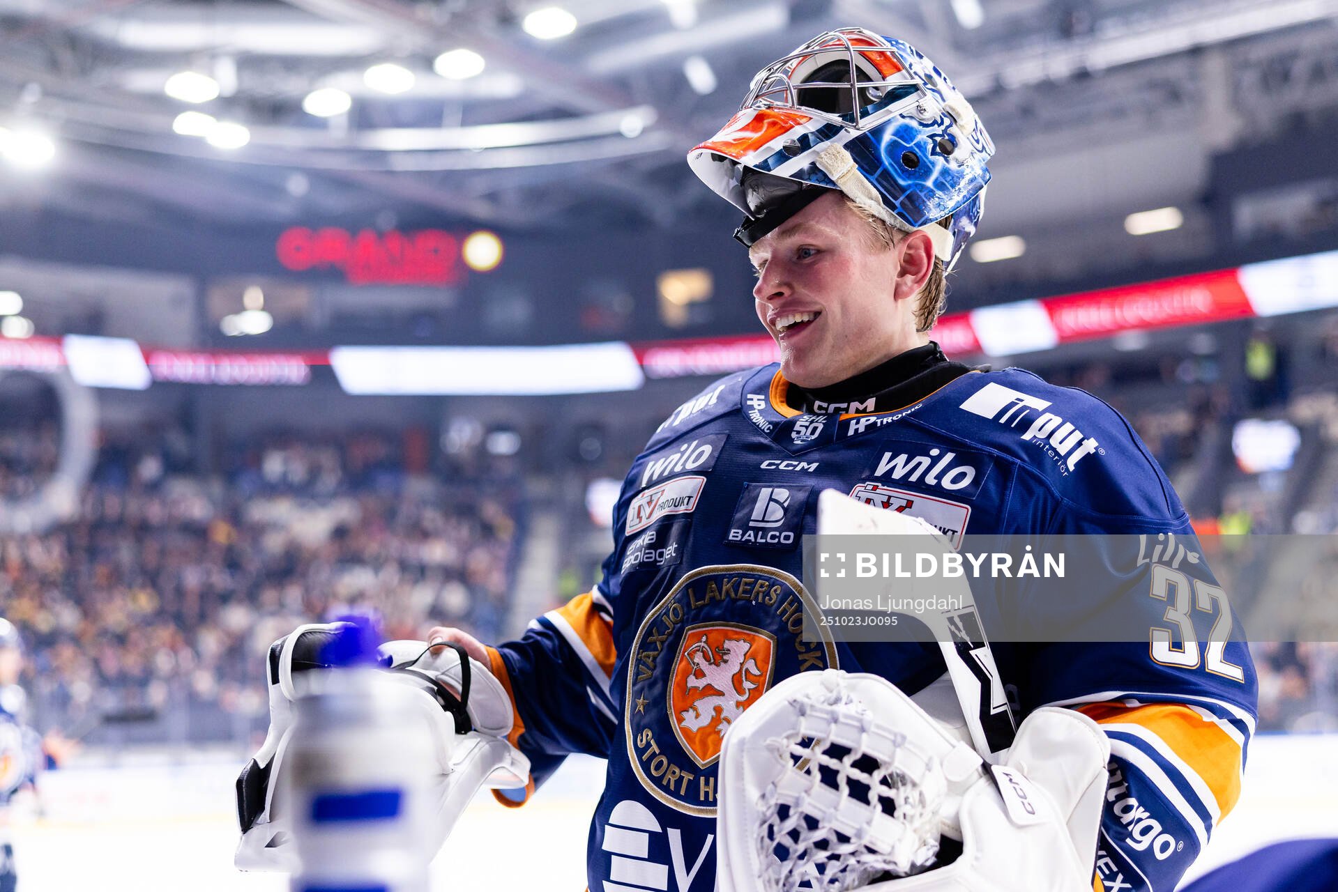 Växjös målvakt Ludvig Persson