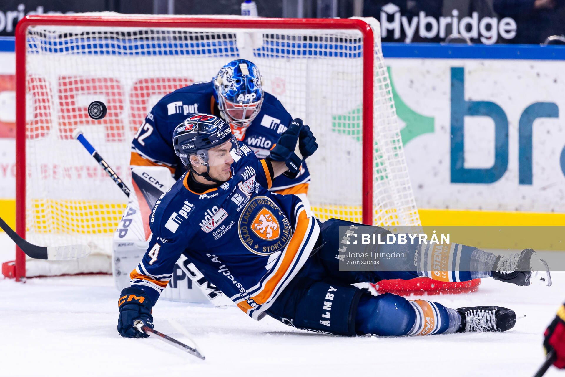 Växjös Keegan Lowe täcker skott
