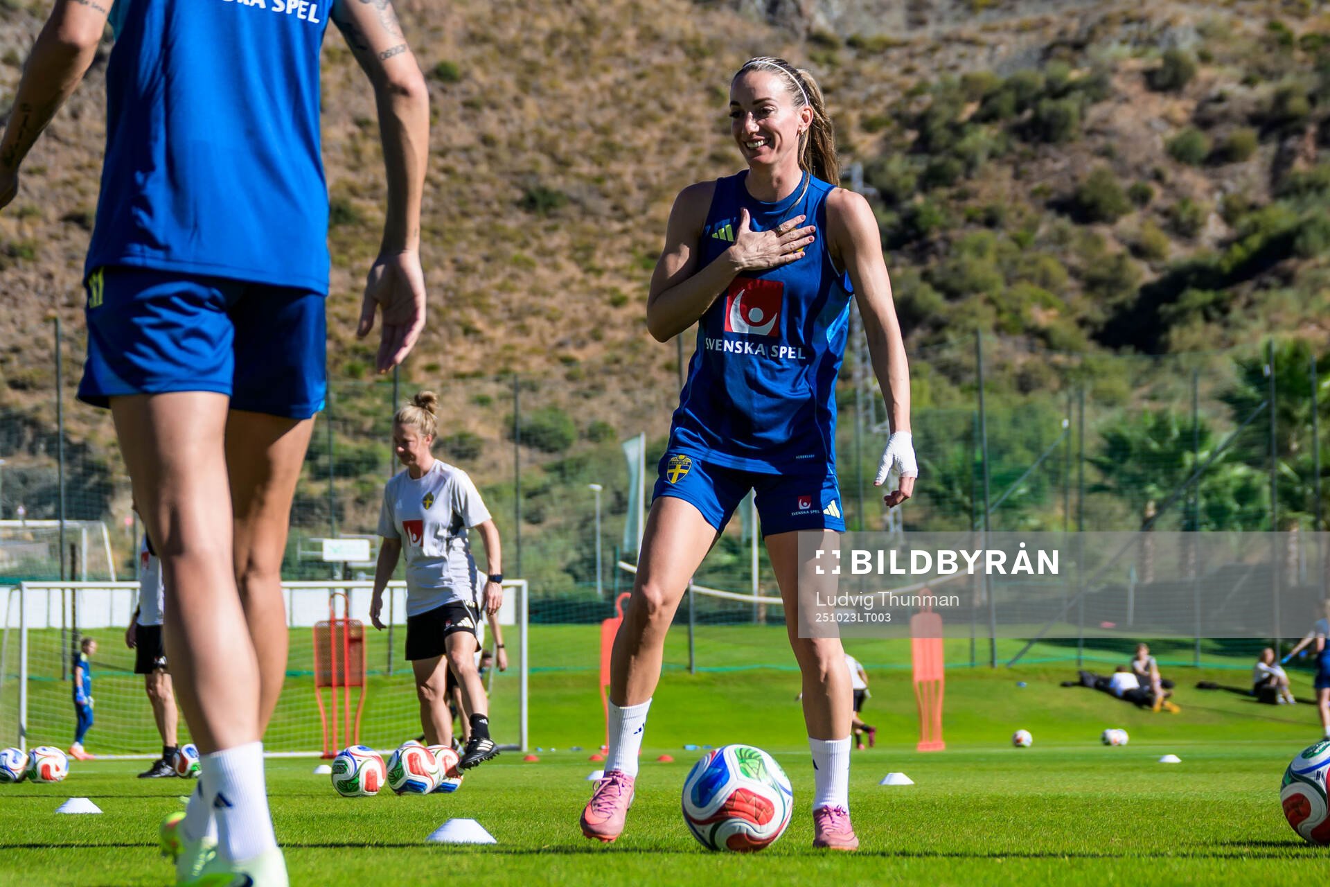 Kosovare Asllani of the Swedish women's national football