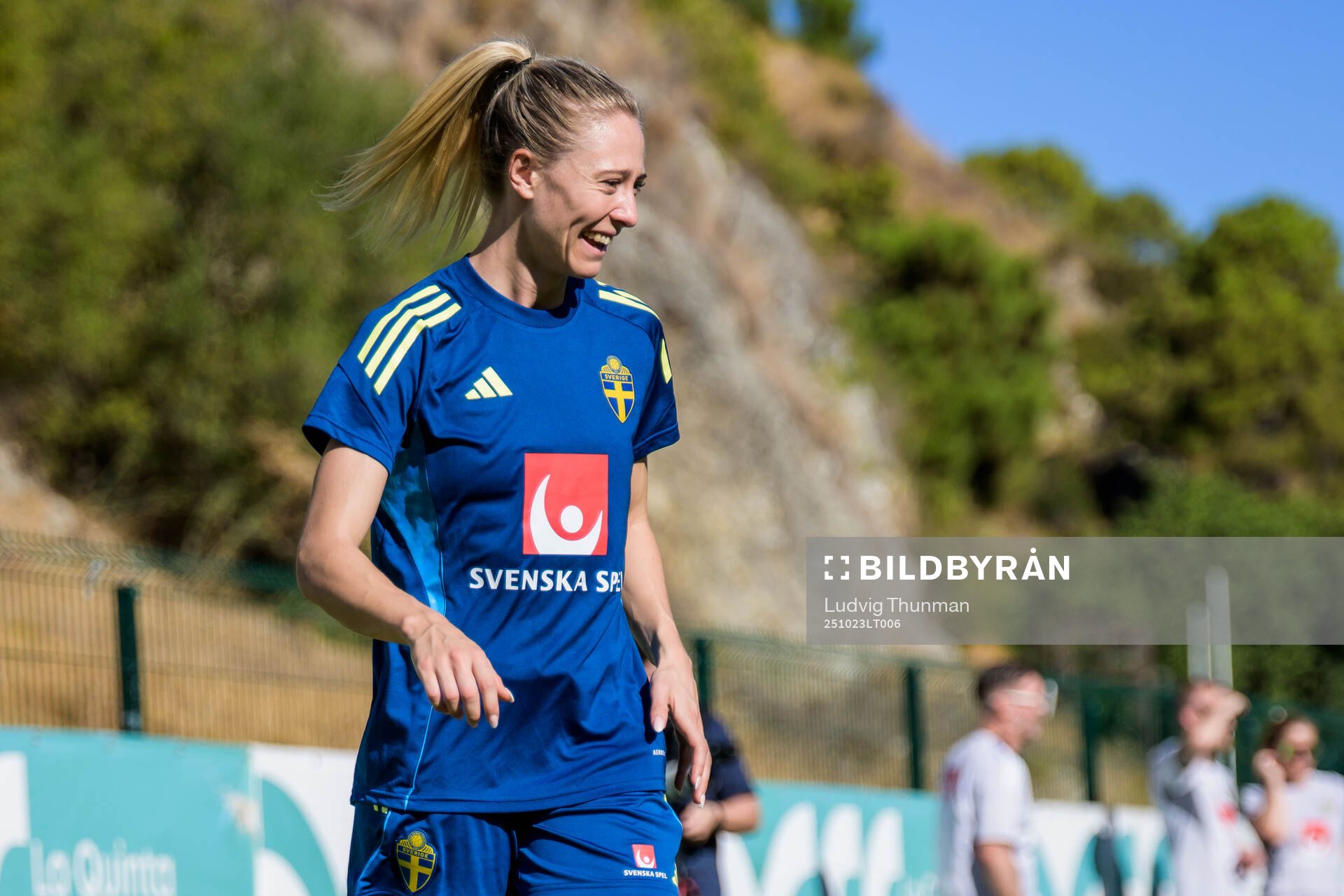 Rebecka Blomqvist of the Swedish women's national football