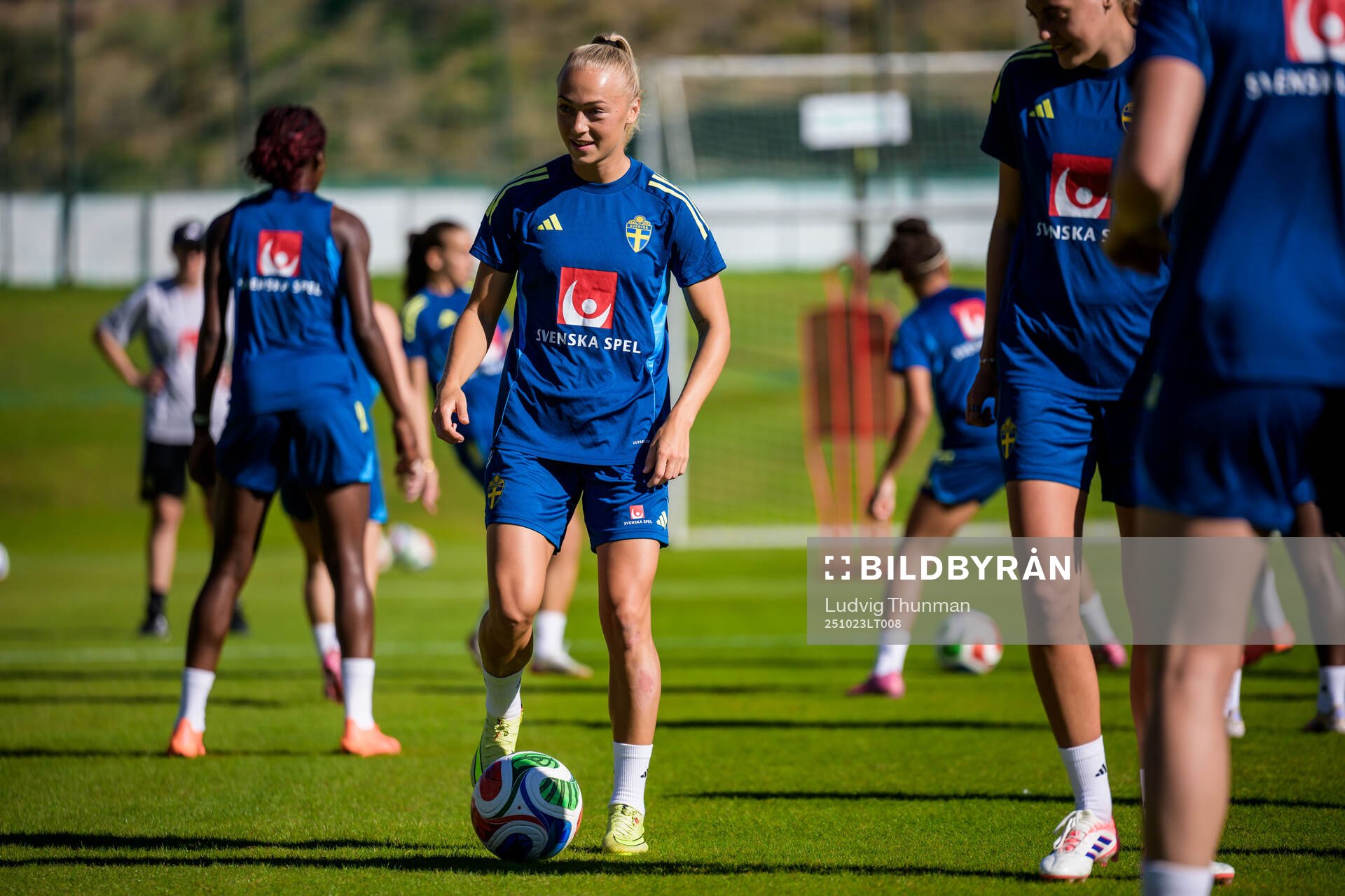 Hanna Bennison of the Swedish women's national football