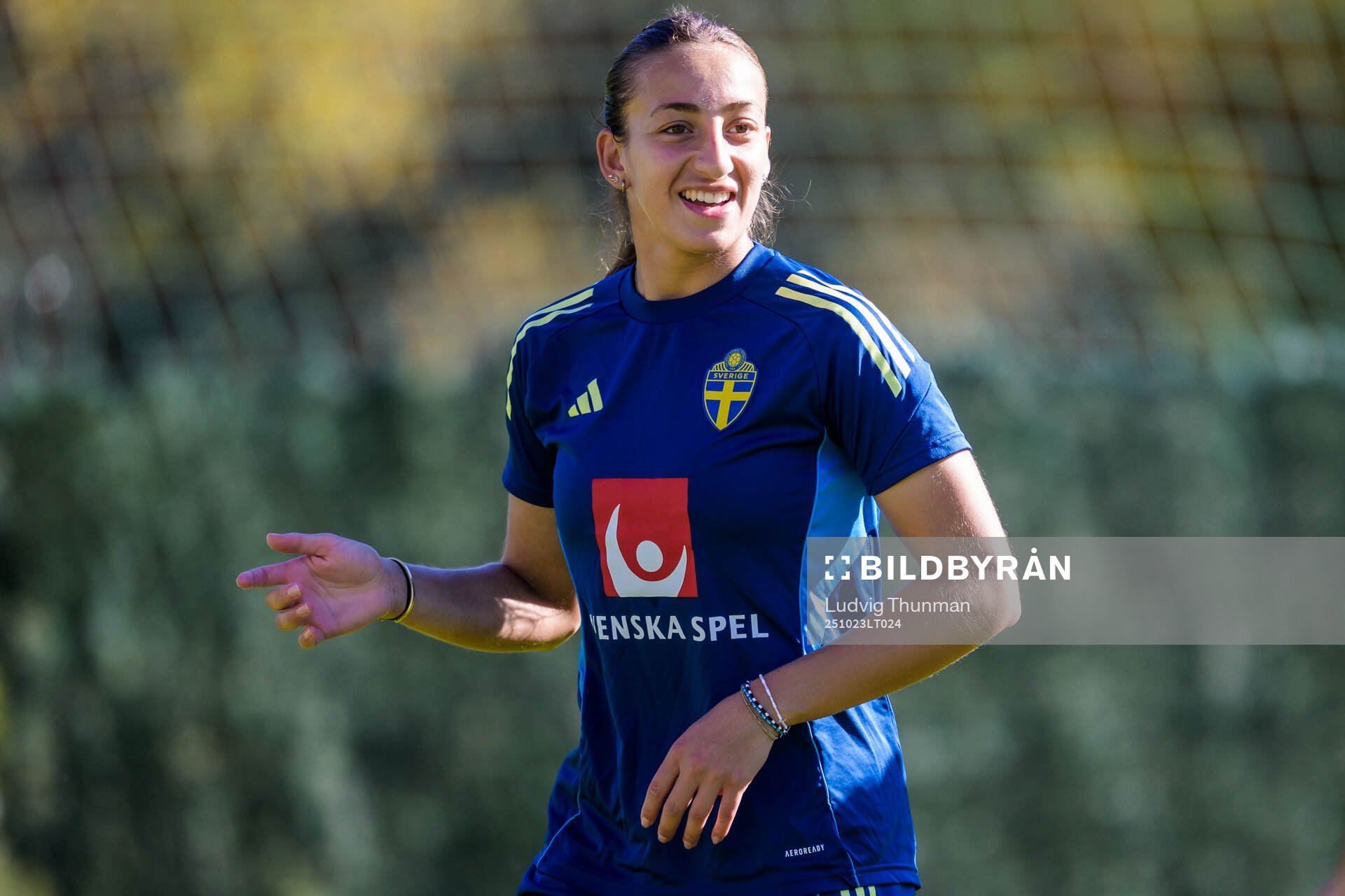 Rosa Kafaji of the Swedish women's national football team