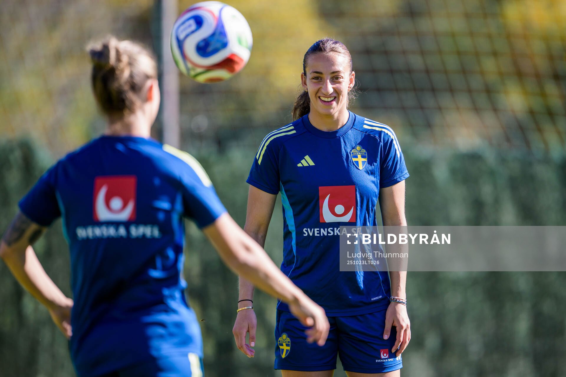Rosa Kafaji of the Swedish women's national football team