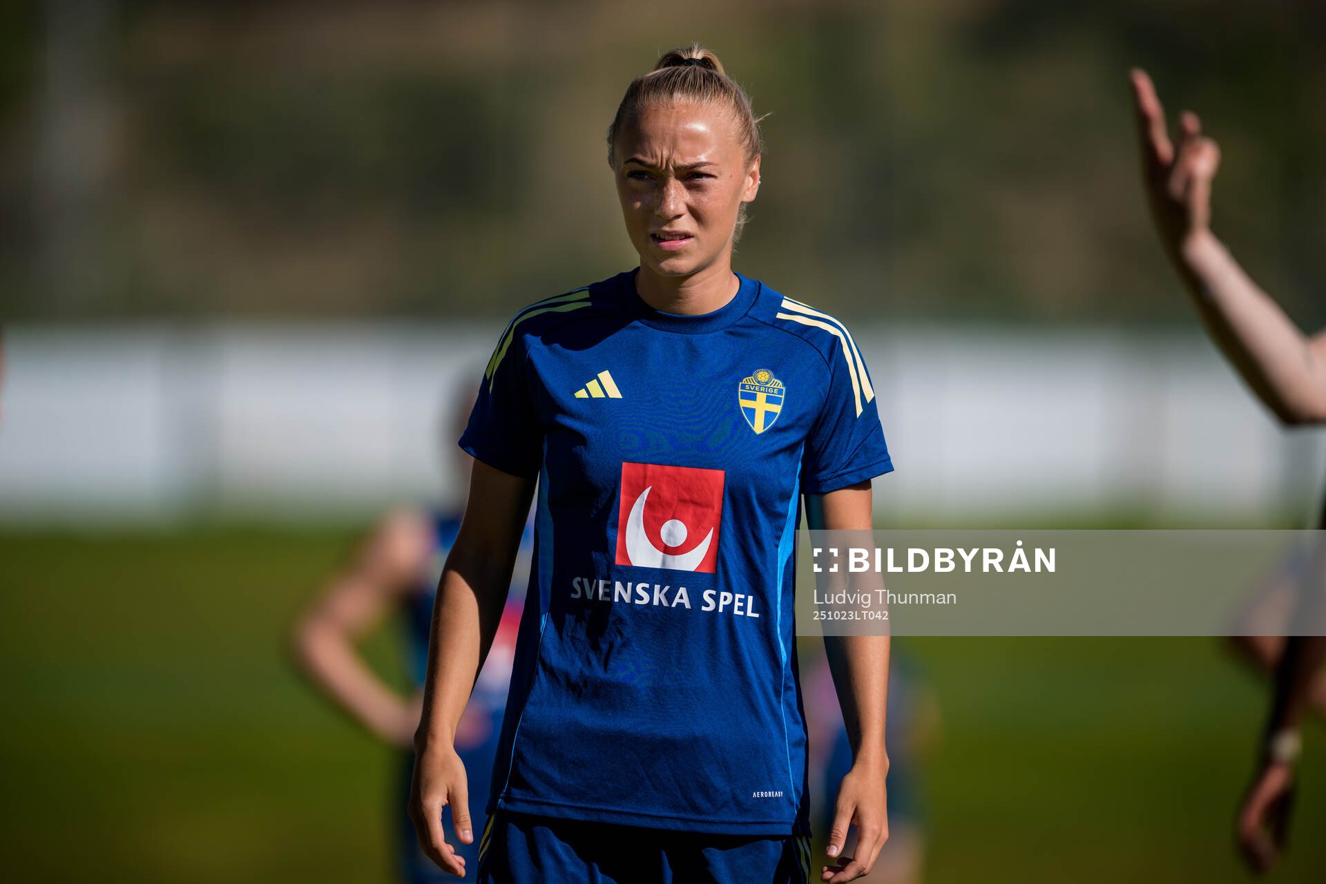 Hanna Bennison of the Swedish women's national football