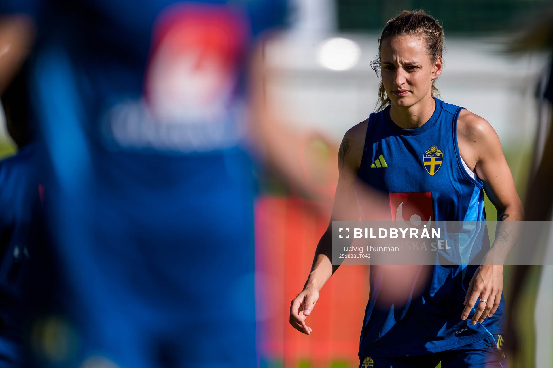 Nathalie Björn of the Swedish women's national football