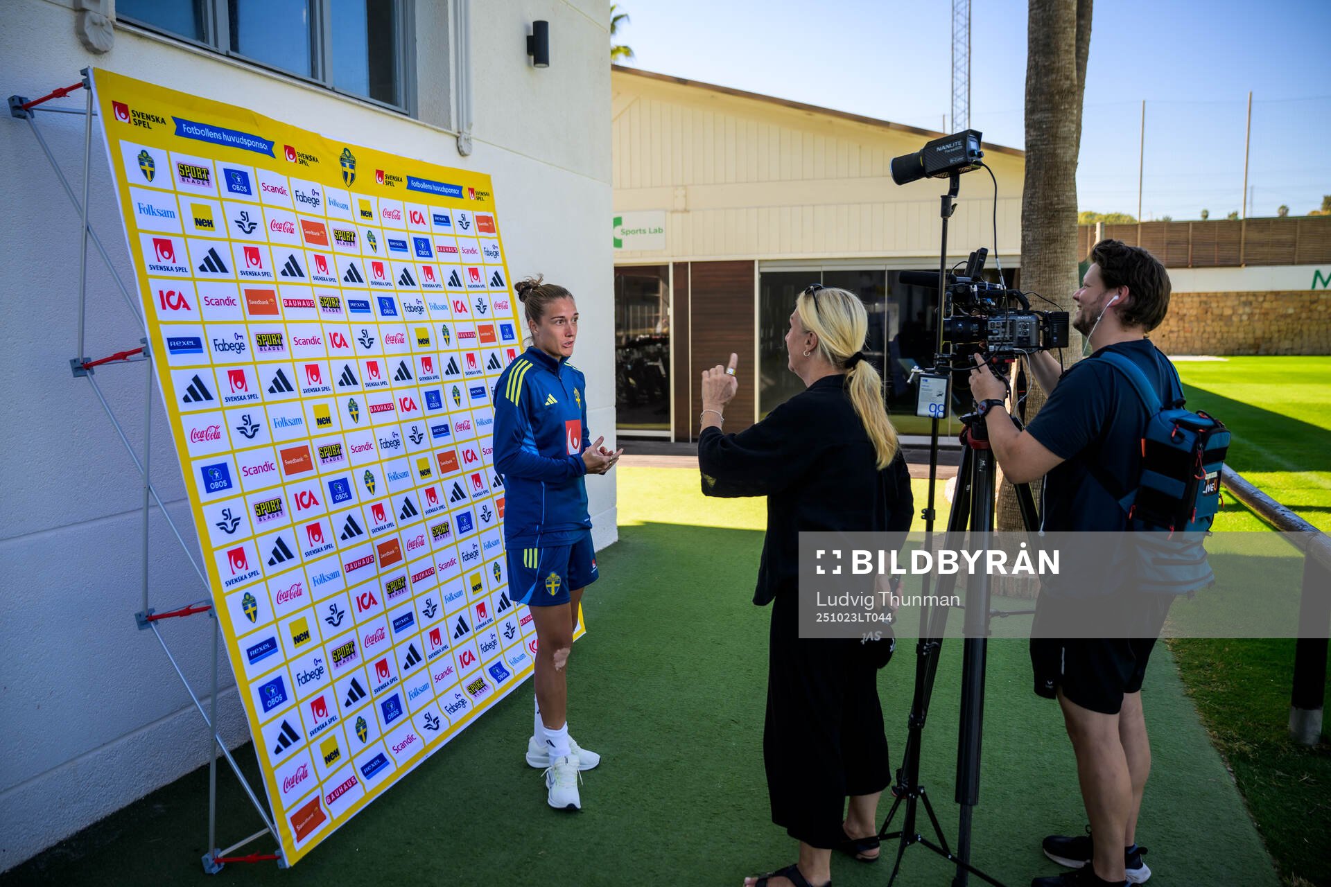 Filippa Angeldahl of the Swedish women's national football