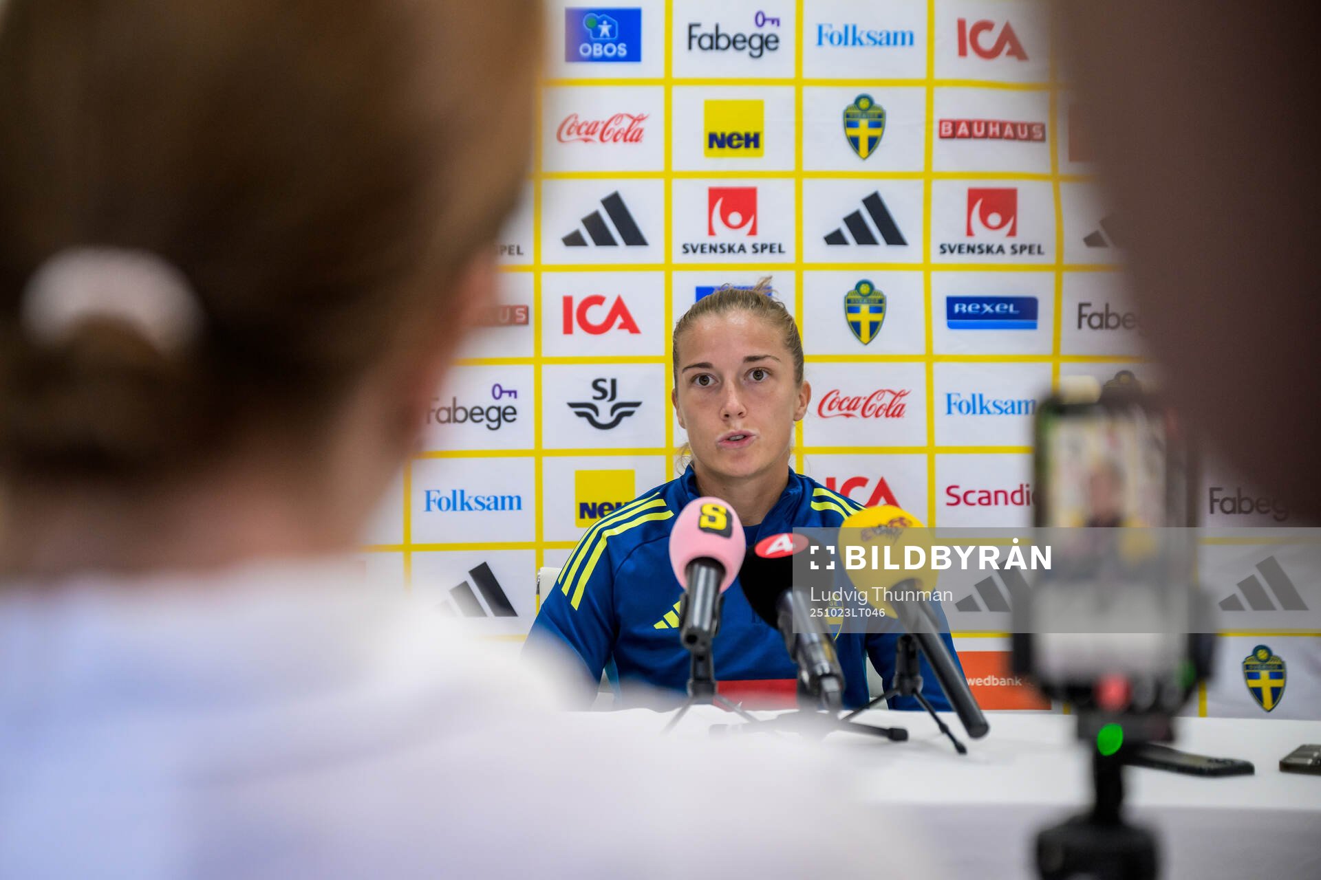 Filippa Angeldahl of the Swedish women's national football