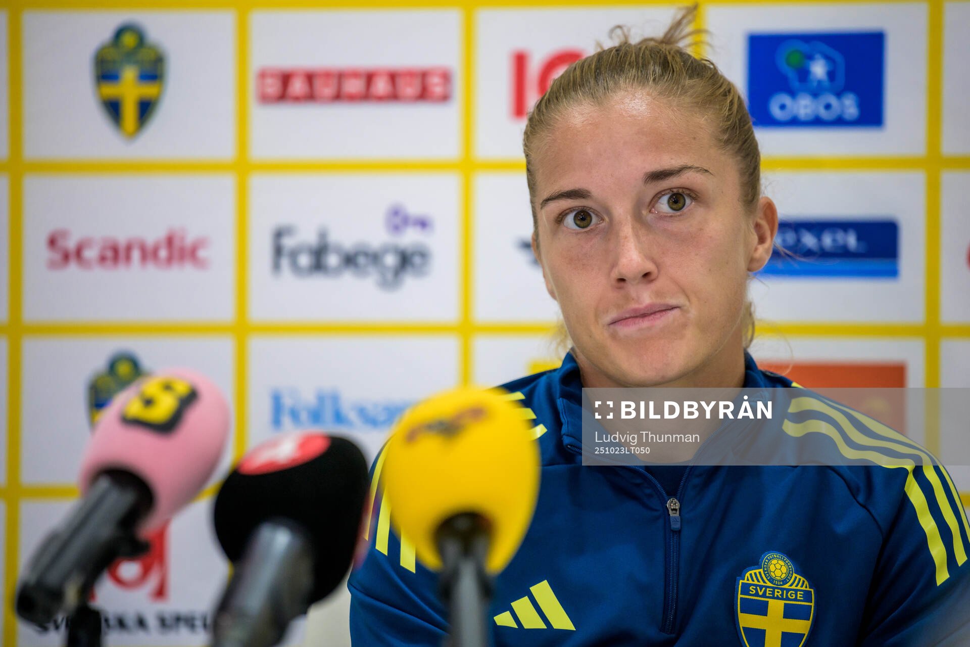 Filippa Angeldahl of the Swedish women's national football