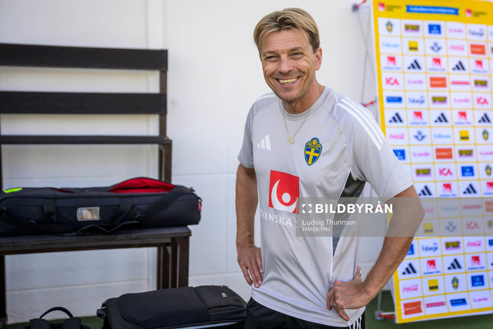 Head coach Tony Gustavsson of the Swedish women's national