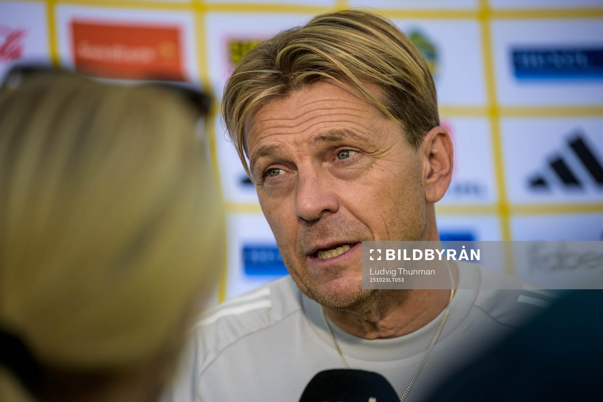 Head coach Tony Gustavsson of the Swedish women's national