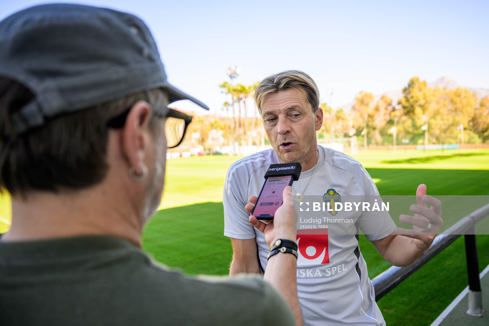 Head coach Tony Gustavsson of the Swedish women's national