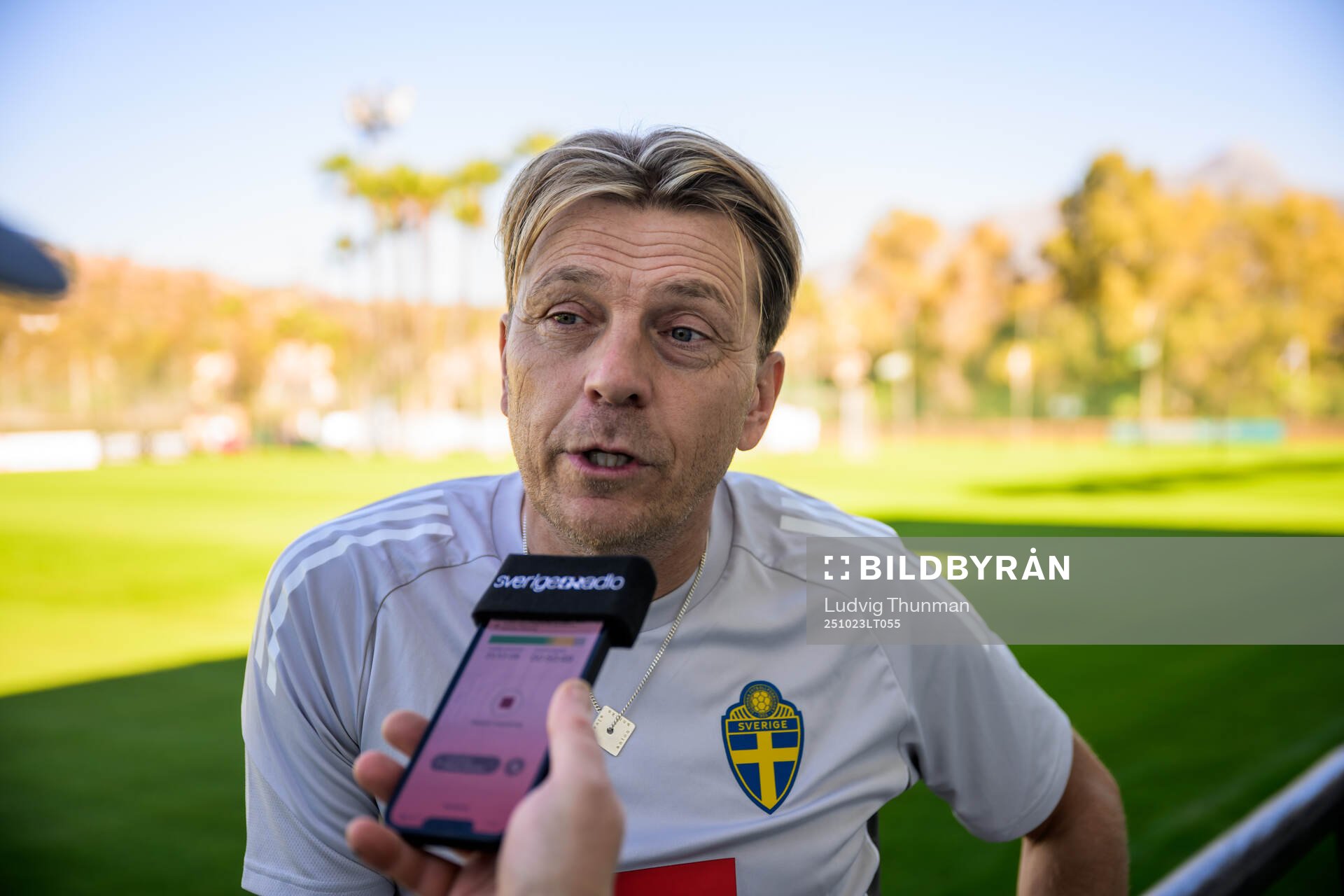 Head coach Tony Gustavsson of the Swedish women's national