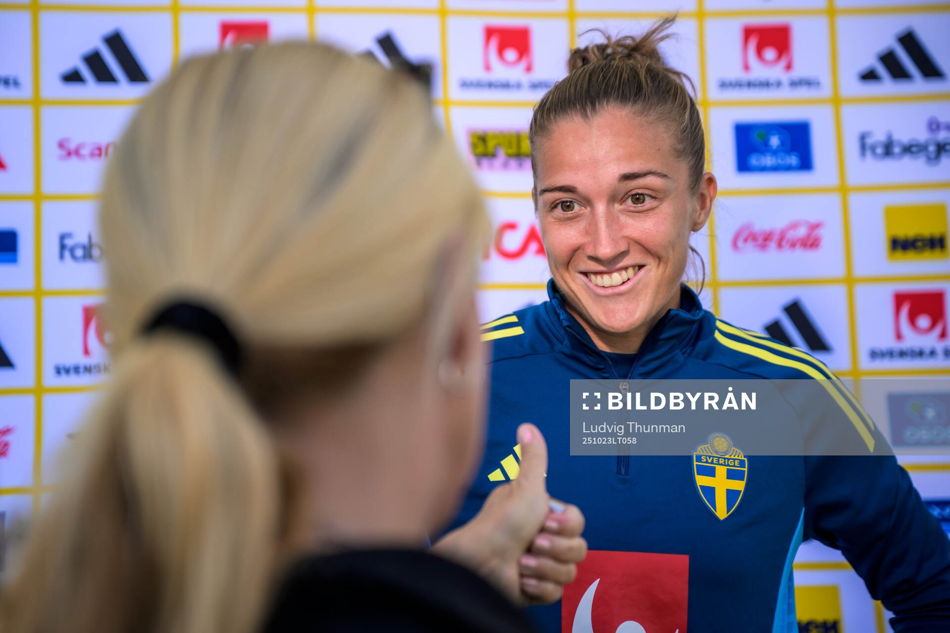 Filippa Angeldahl of the Swedish women's national football