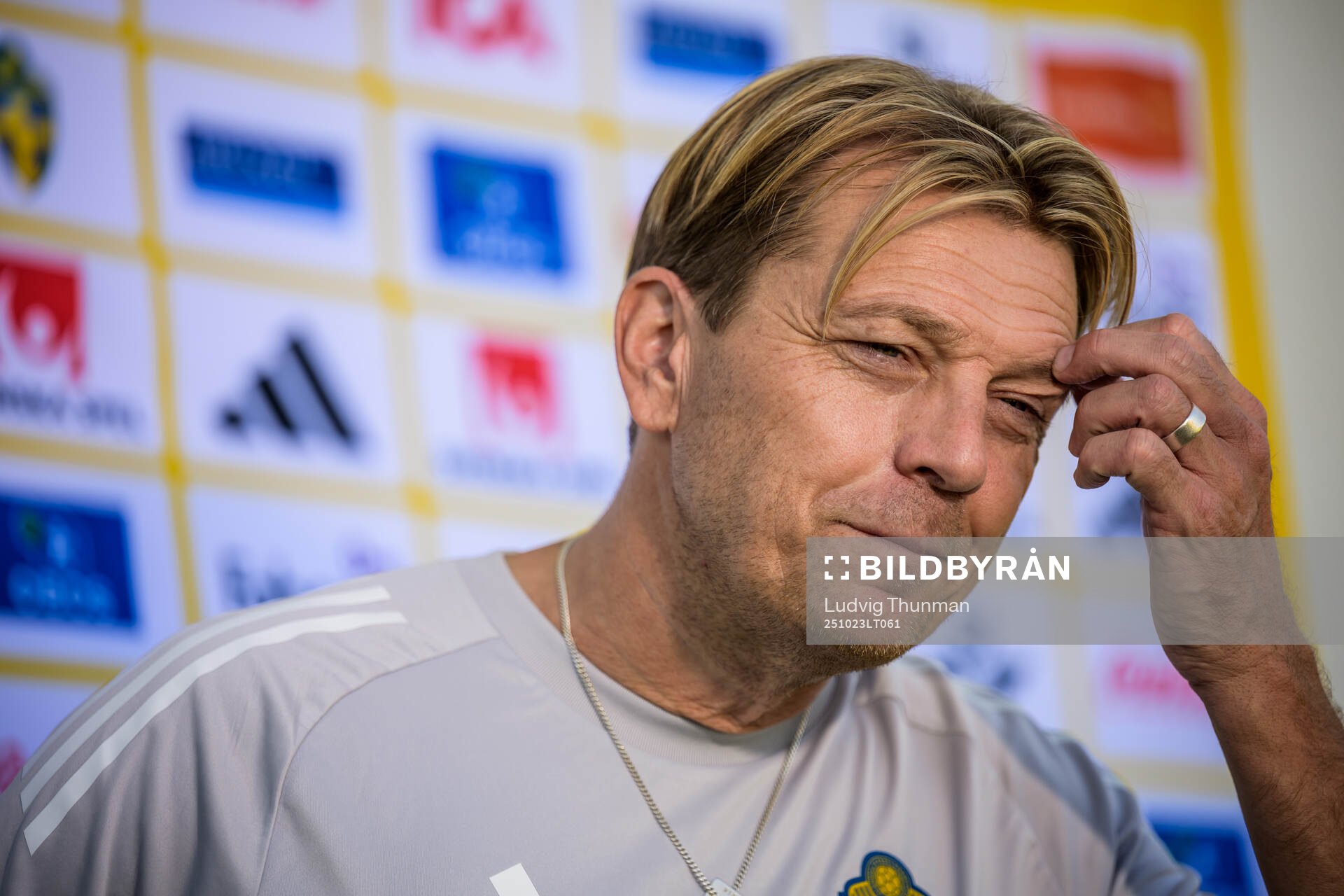 Head coach Tony Gustavsson of the Swedish women's national