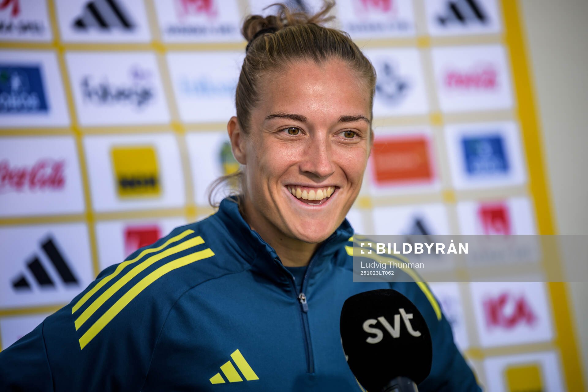 Filippa Angeldahl of the Swedish women's national football