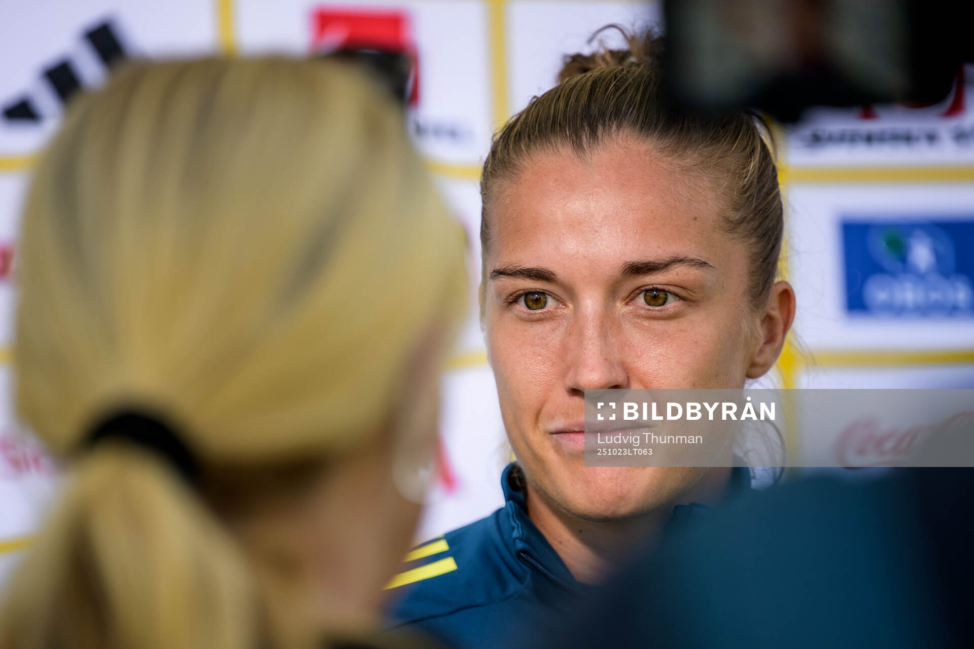 Filippa Angeldahl of the Swedish women's national football