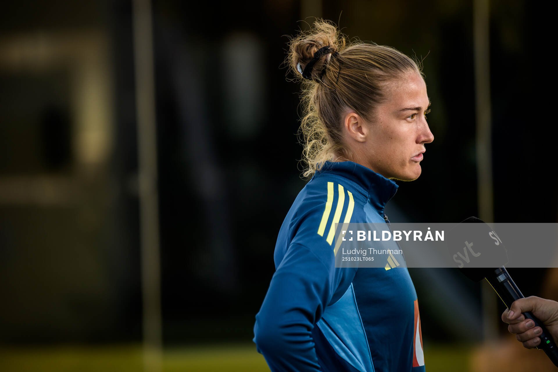 Filippa Angeldahl of the Swedish women's national football