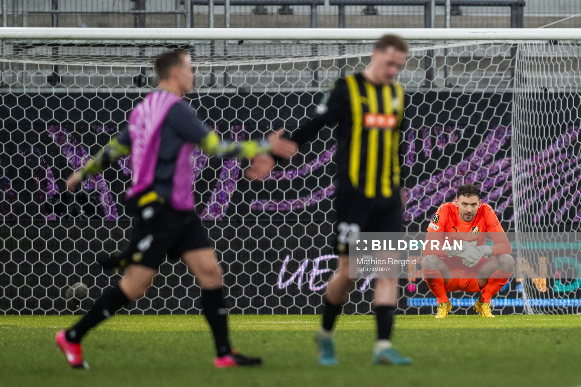 Goalkeeper Etrit Berisha of Häcken looks dejected