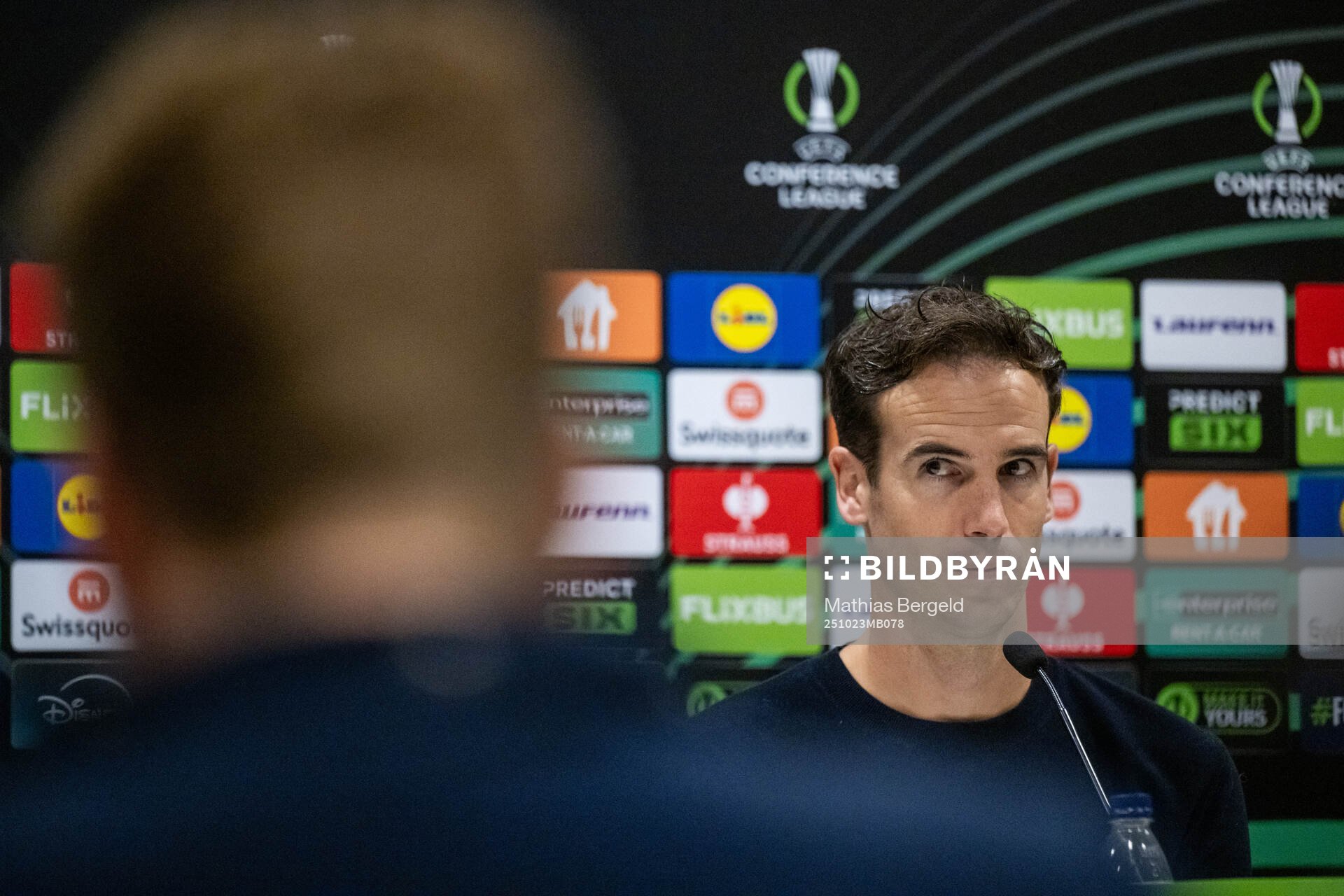 Head coach Inigo Perez of Rayo Vallecano at the press