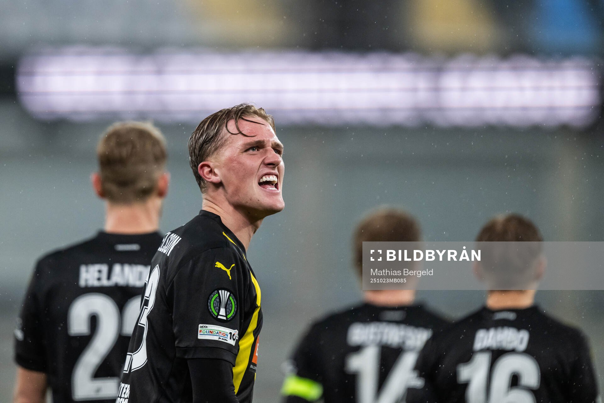 Olle Samuelsson of Häcken celebrates