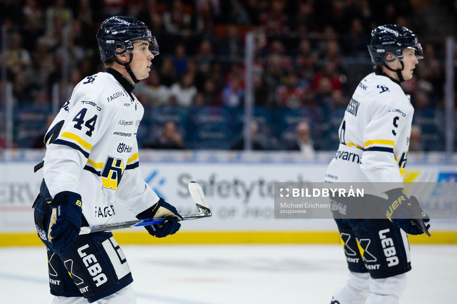 HV71s Hugo Fransson och Hugo Pettersson