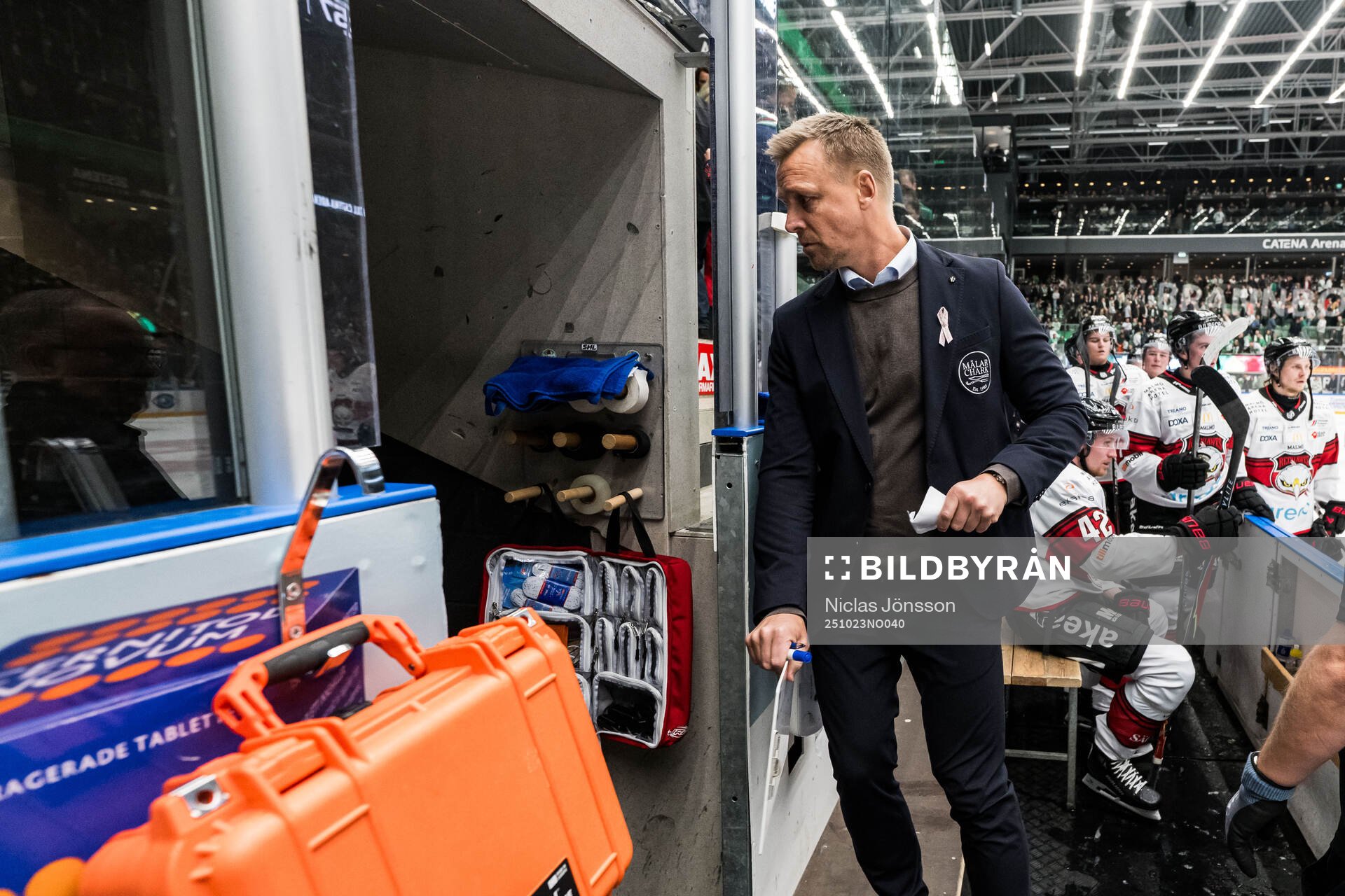 Malmö Redhawks assisterande tränare Bert Robertsson