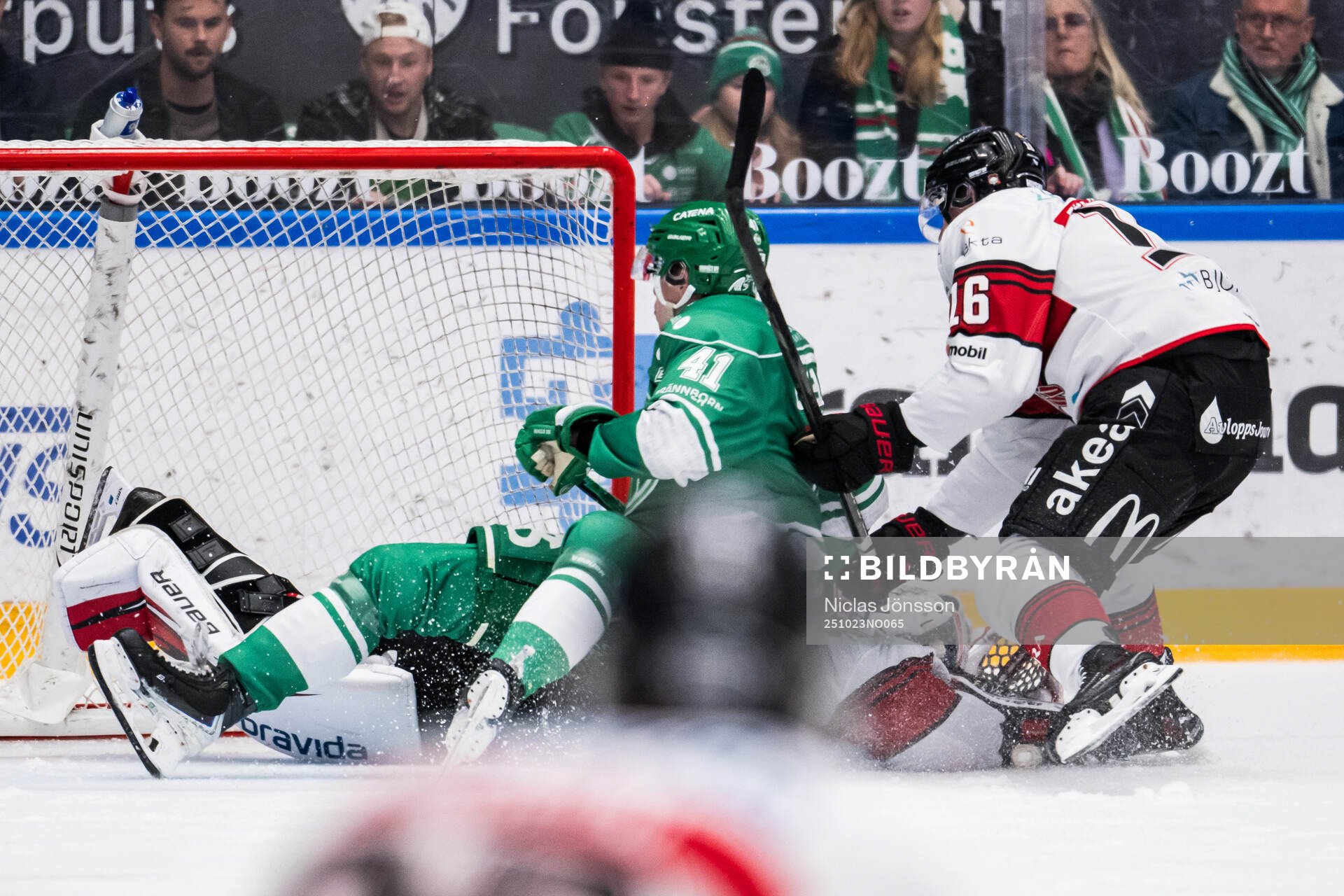 Rögles Simon Zether och Malmö Redhawks Maximilian
