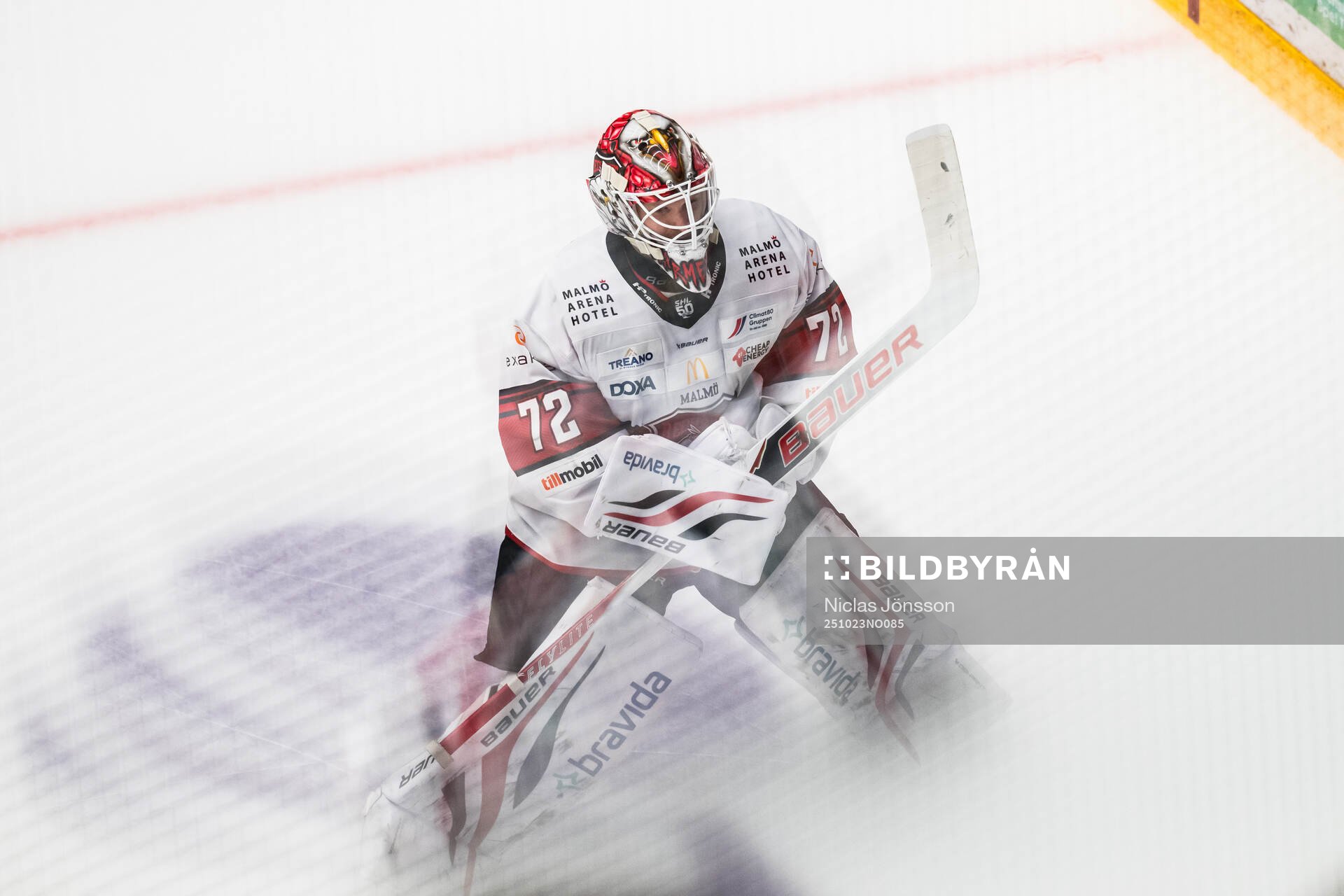 Malmö Redhawks målvakt Daniel Marmenlind