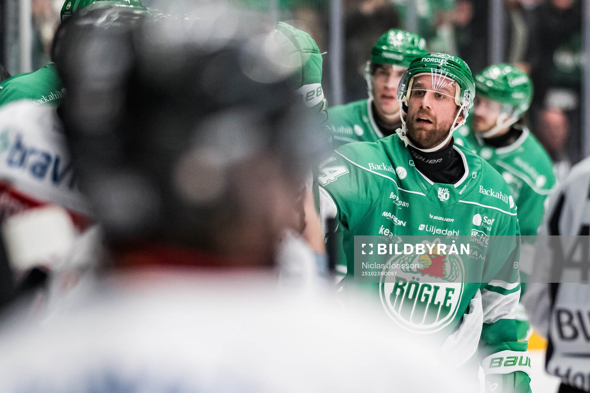 Rögles Calvin De Haan jublar