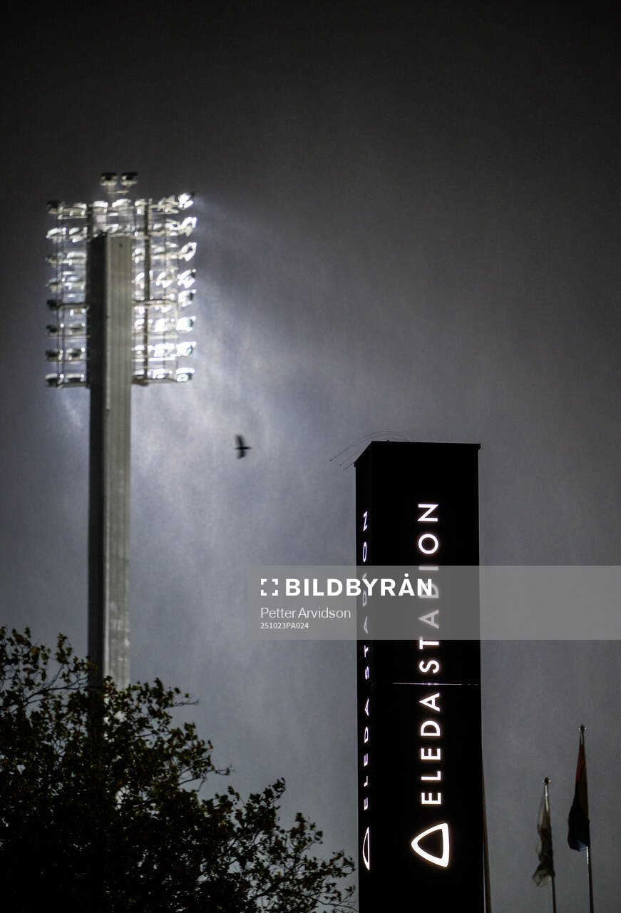 General view outside Eleda Stadion