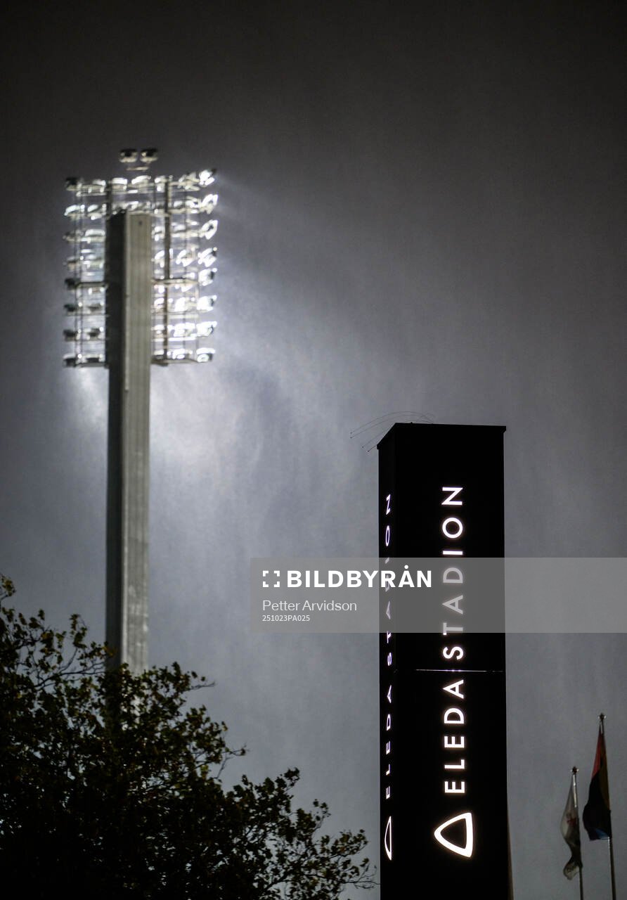 General view outside Eleda Stadion