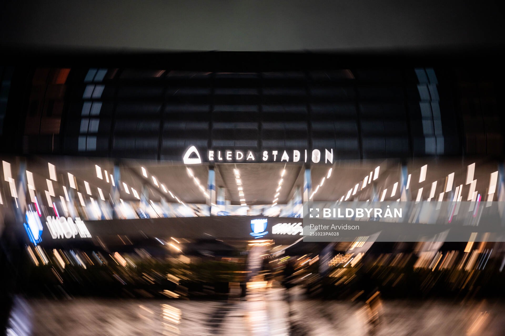 General view outside Eleda Stadion