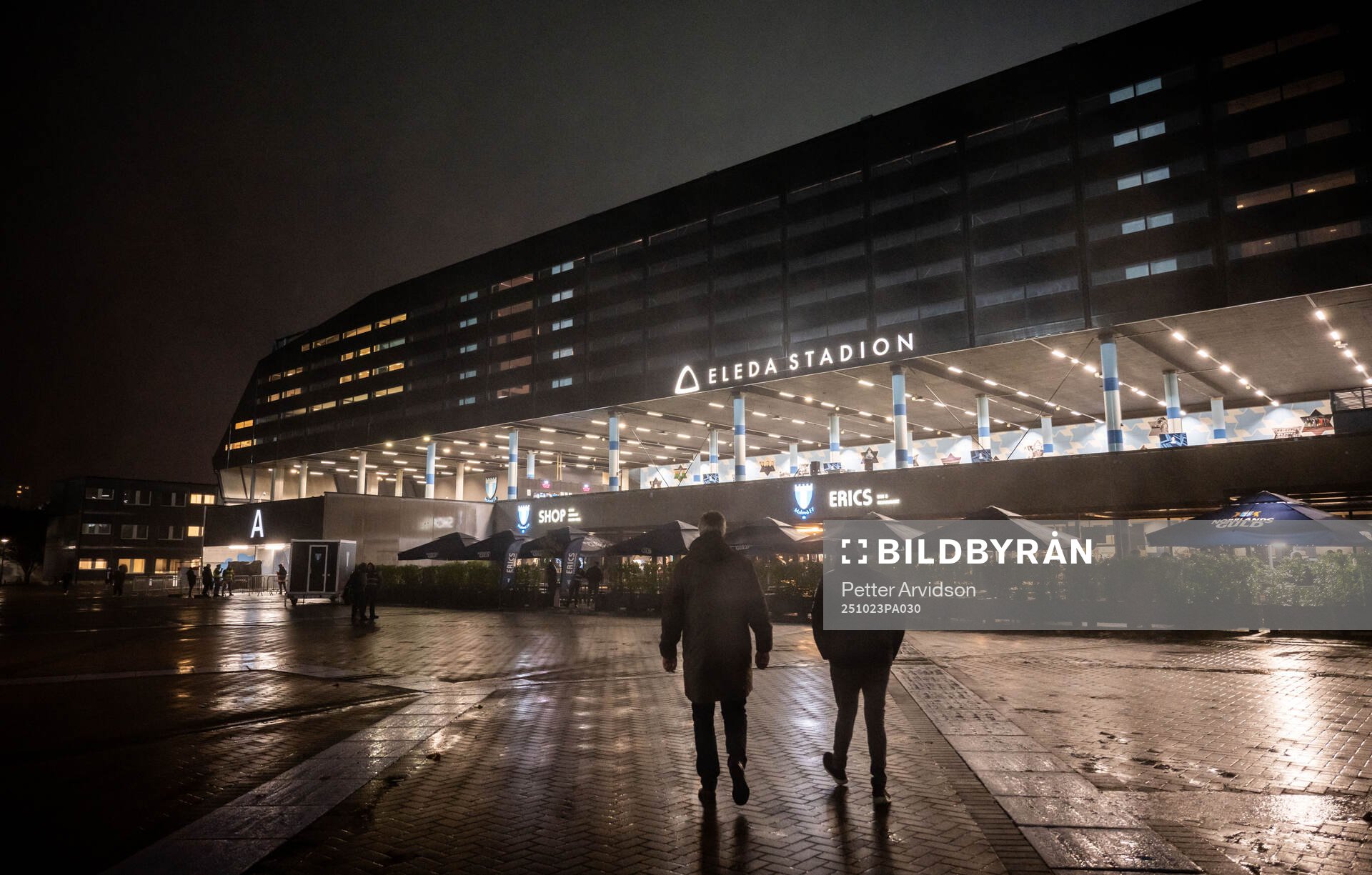 General view outside Eleda Stadion