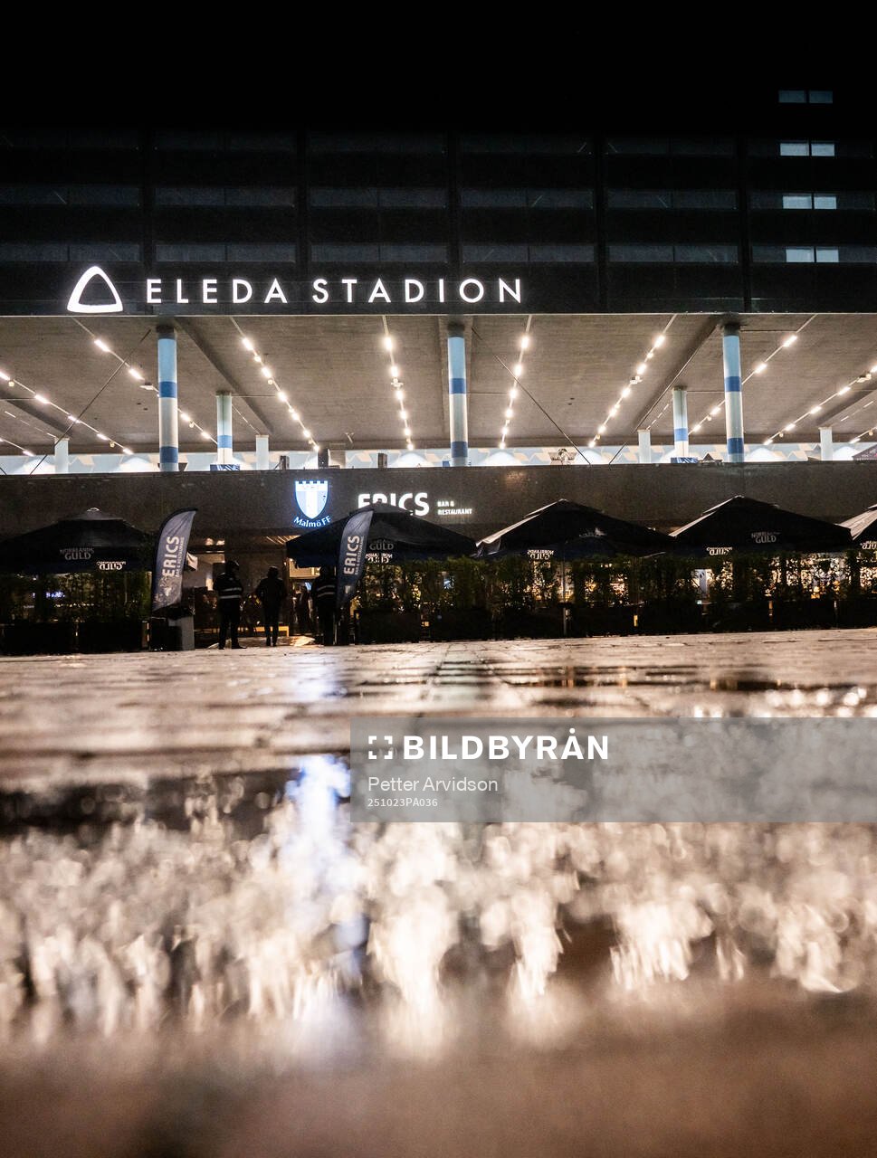 General view outside Eleda Stadion