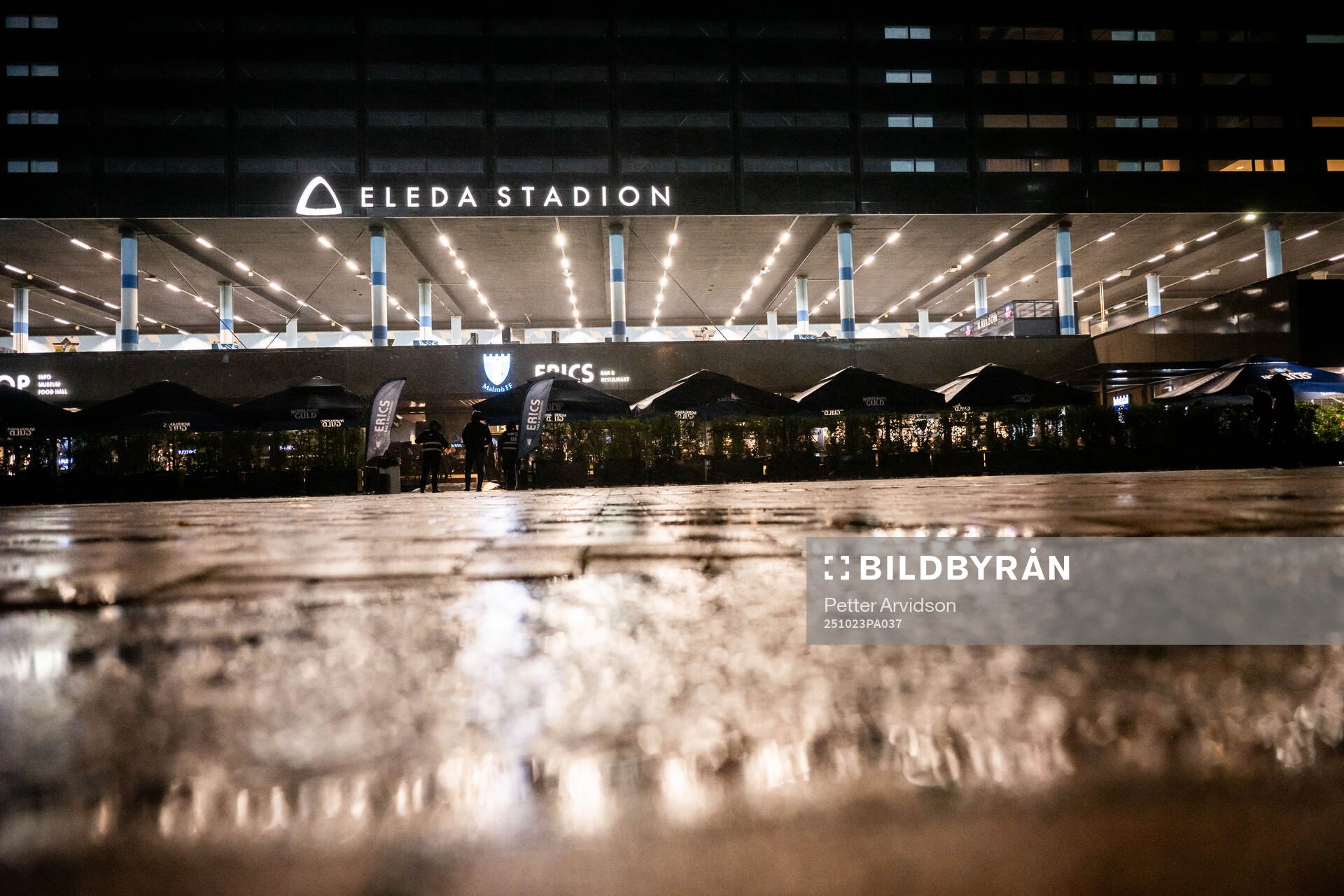 General view outside Eleda Stadion