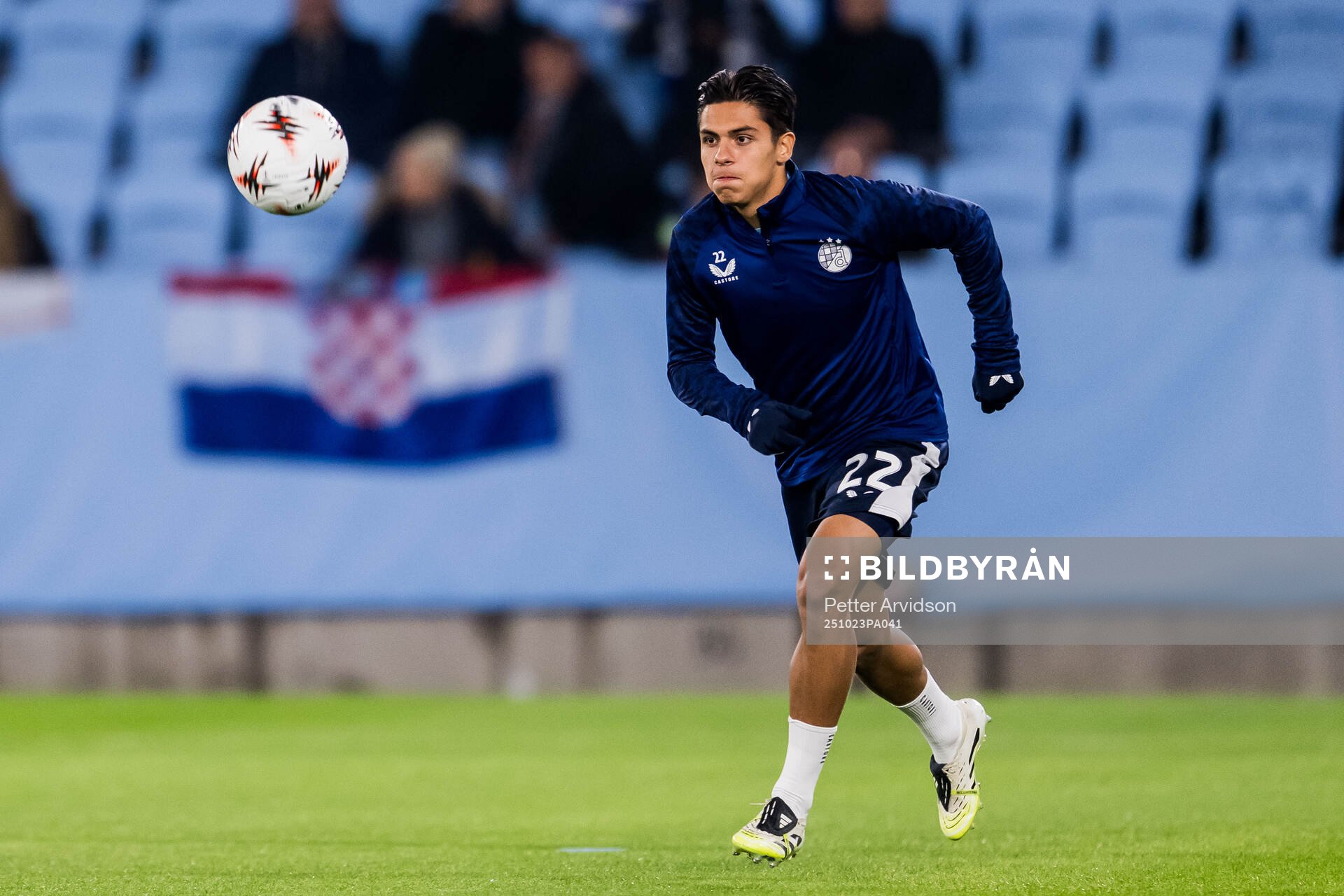 Matteo Perez Vinlöf of Dinamo Zagreb