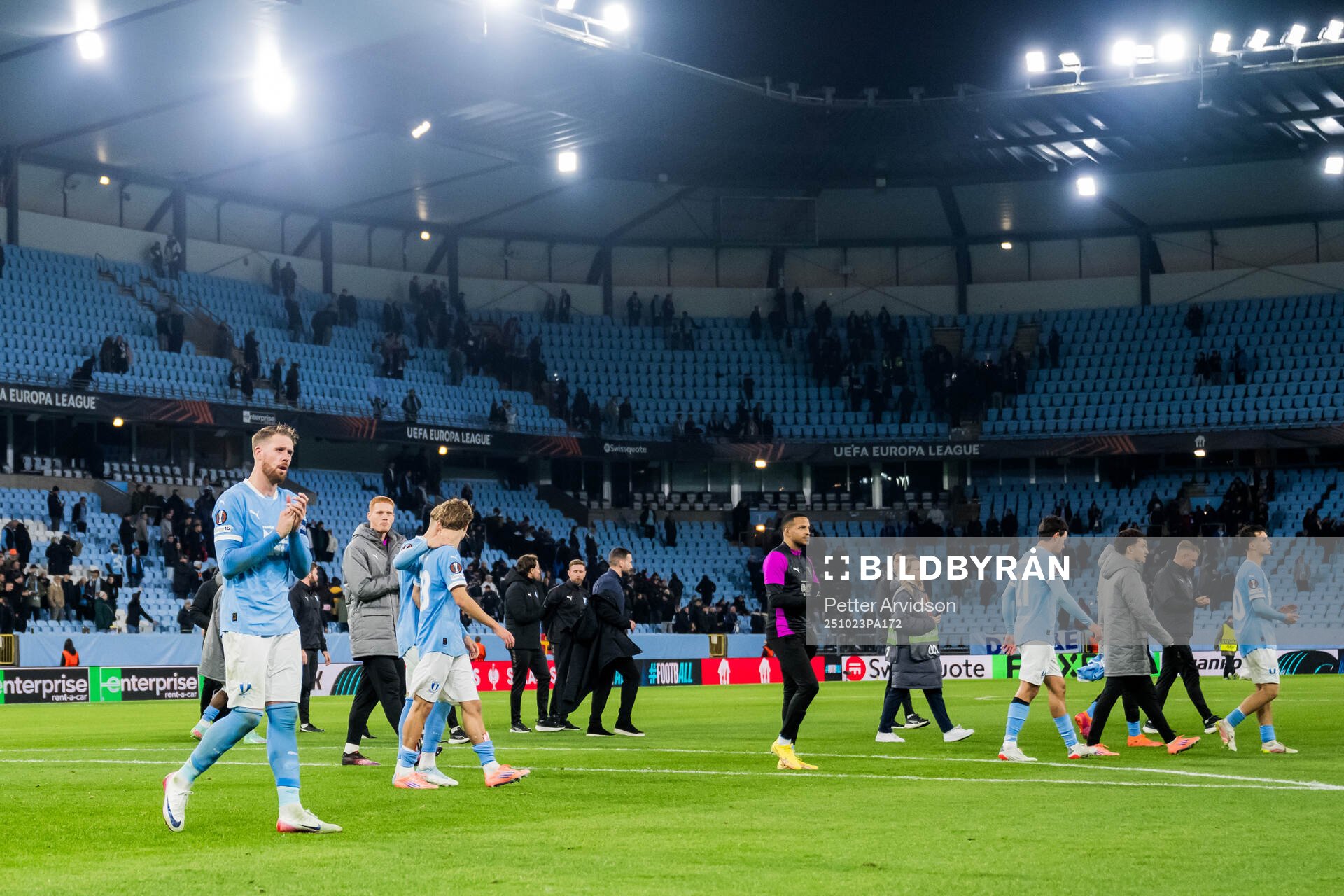 Pontus Jansson of Malmö FF looks dejected