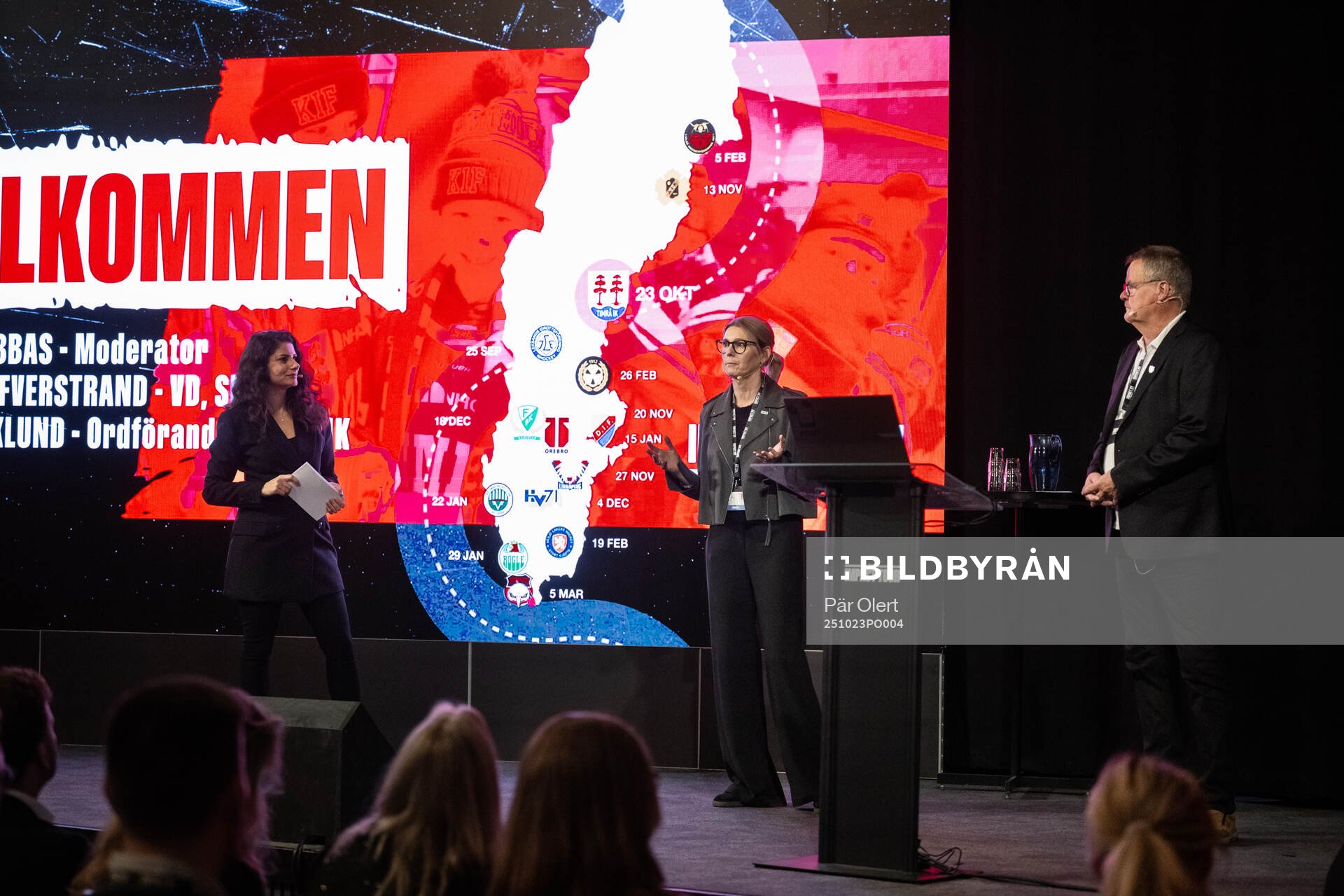 Giselle Abbas, Jenny Silfverstrand, VD SHL och Lars