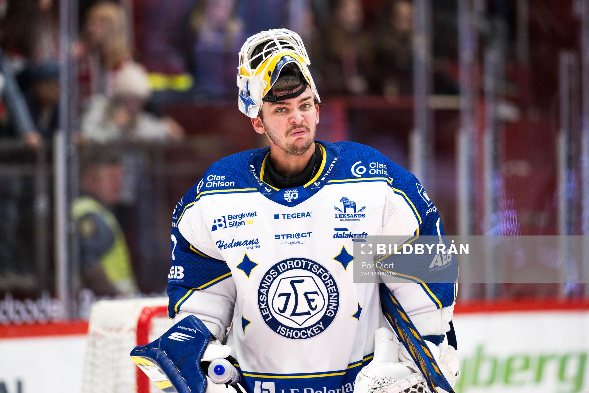 Leksands målvakt Marcus Gidlöf