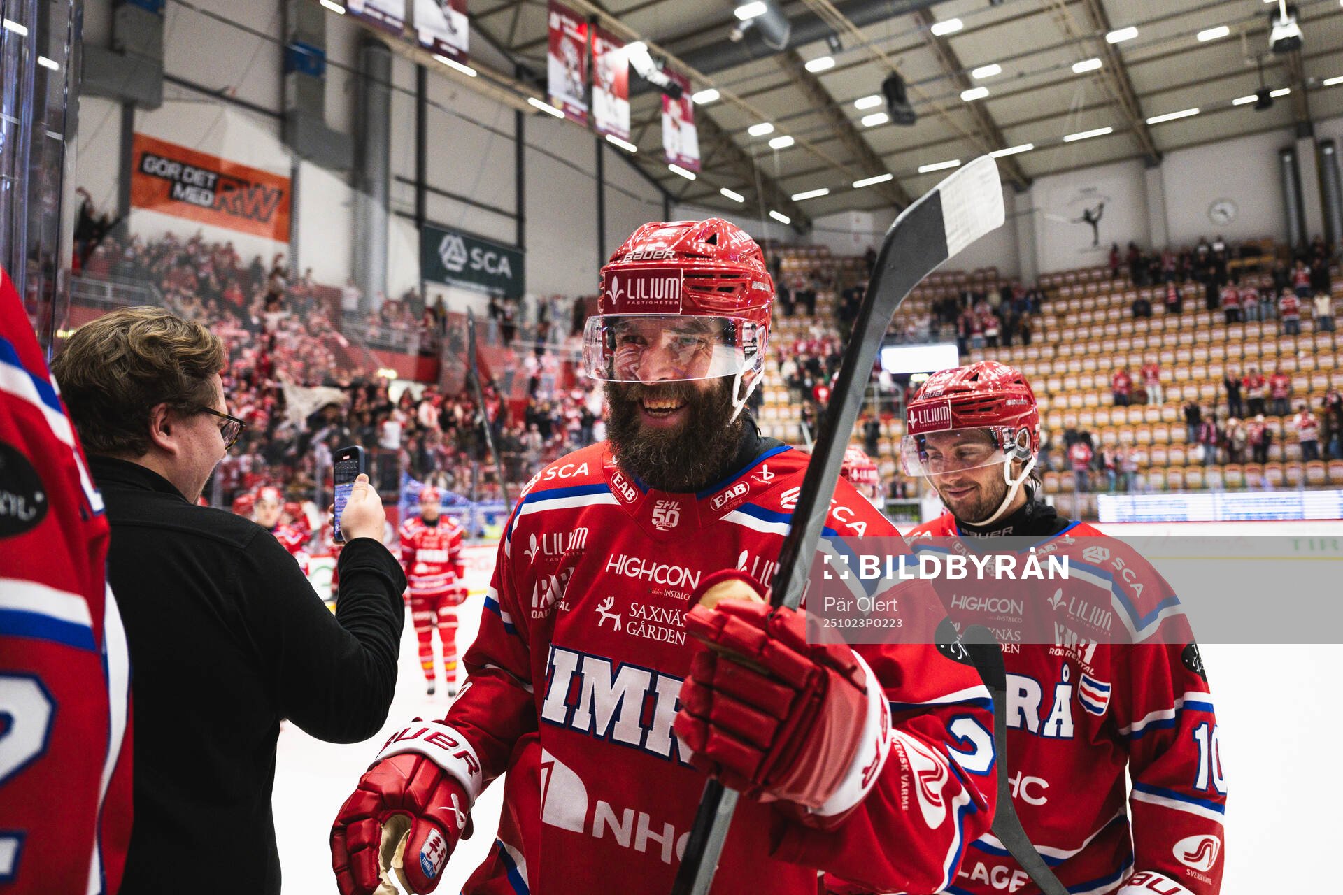 Timrås Per Svensson jublar
