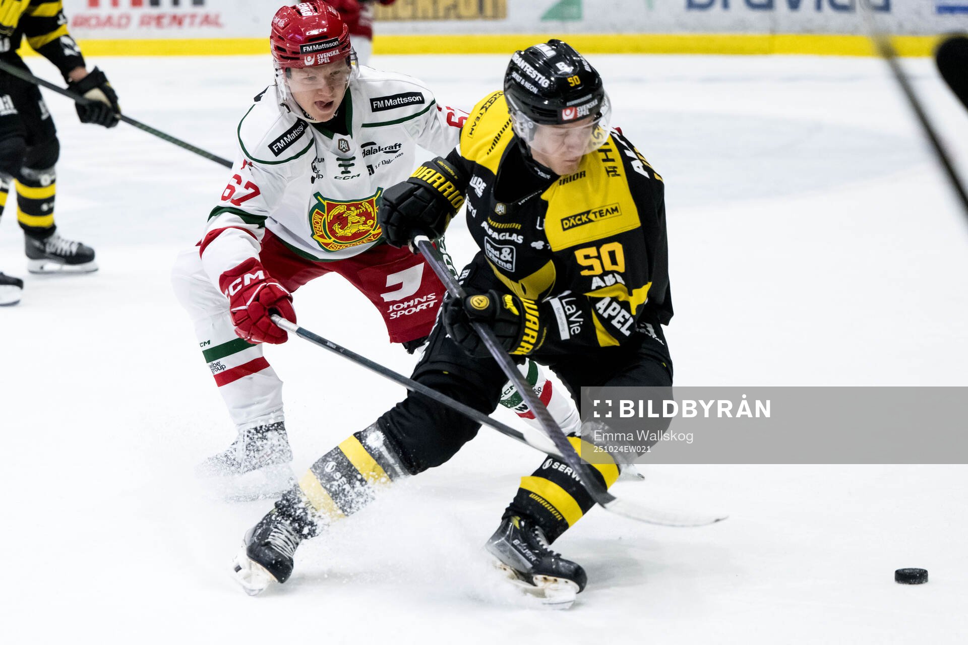Moras Jesper Norbäck och Västerås Veikko Loimaranta