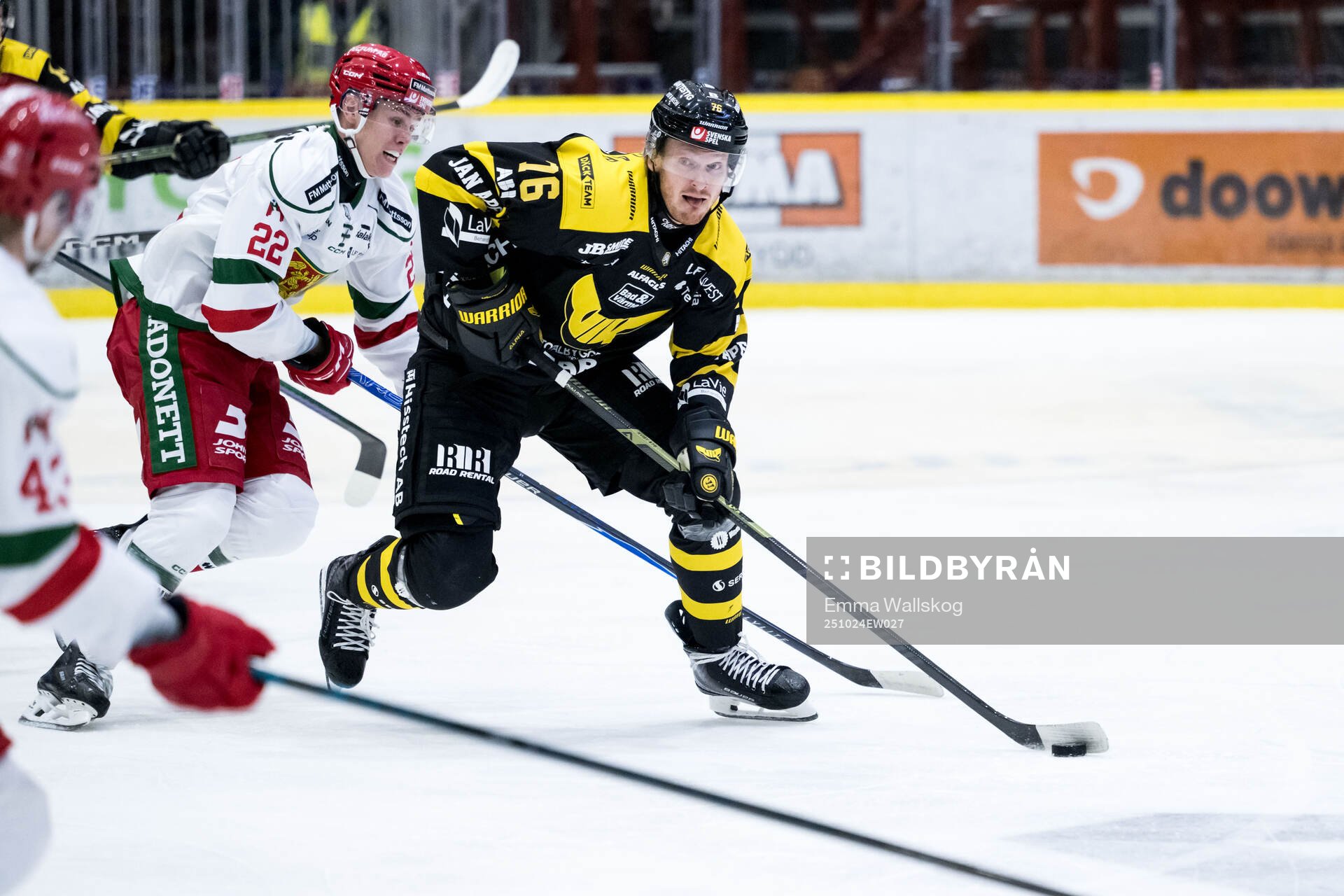 Moras Dennis Altörn och Västerås Oskar Kvist