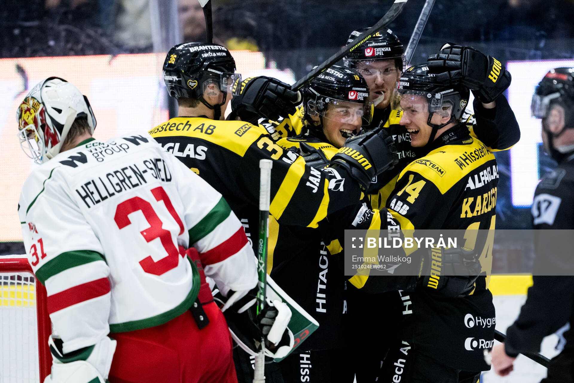 Västerås Hugo Lejon jublar
